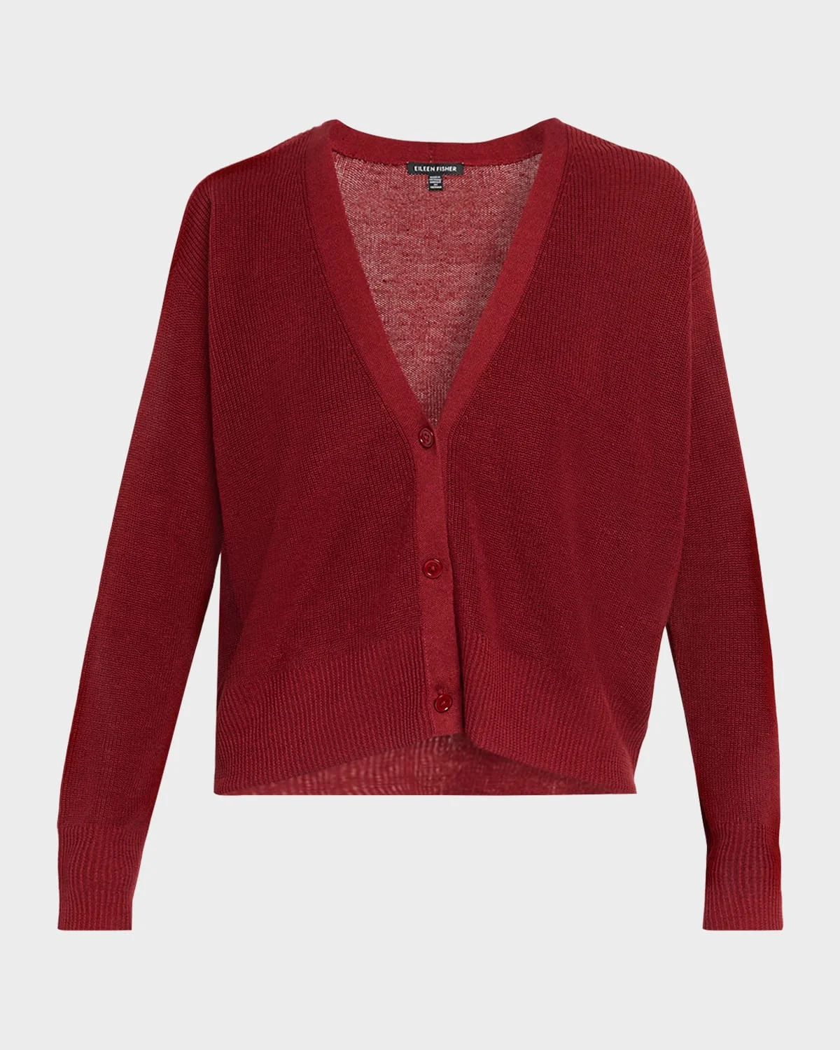 Organic Linen-Cotton Knit Cardigan - 1
