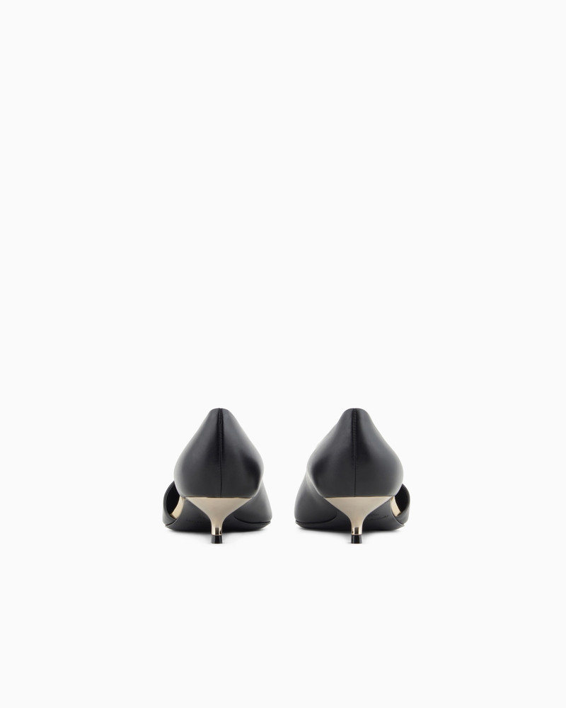 GIORGIO ARMANI D'ORSAY COURT SHOES IN CALFSKIN outlook