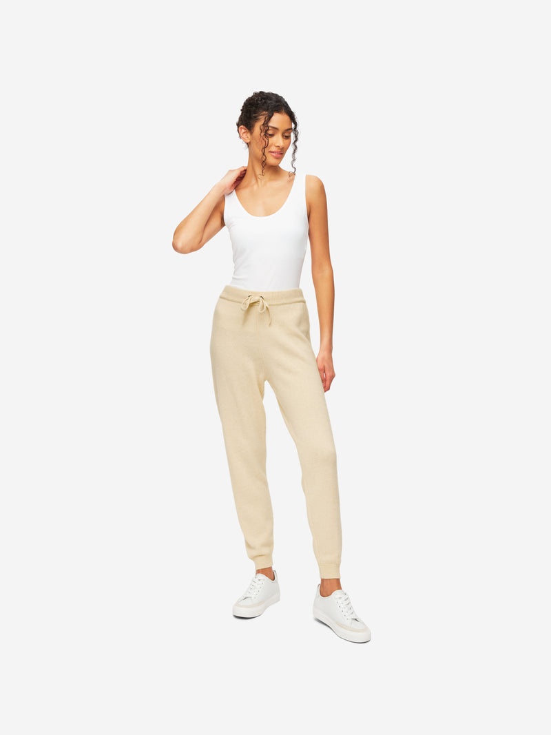 Women's Track Pants Daphne Cashmere Cream - 2