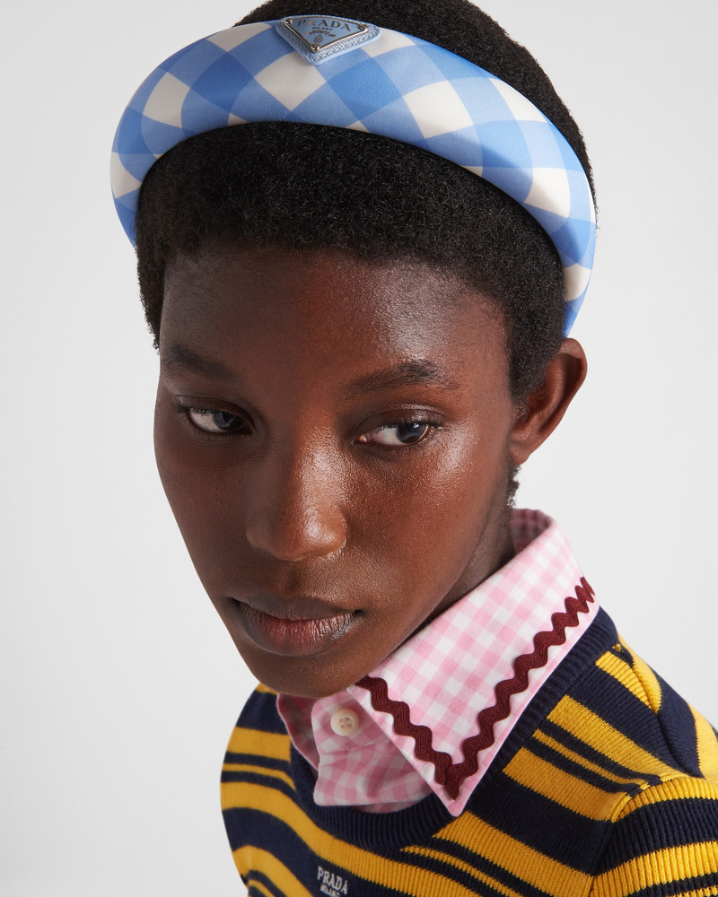 Prada Printed Re-Nylon headband outlook