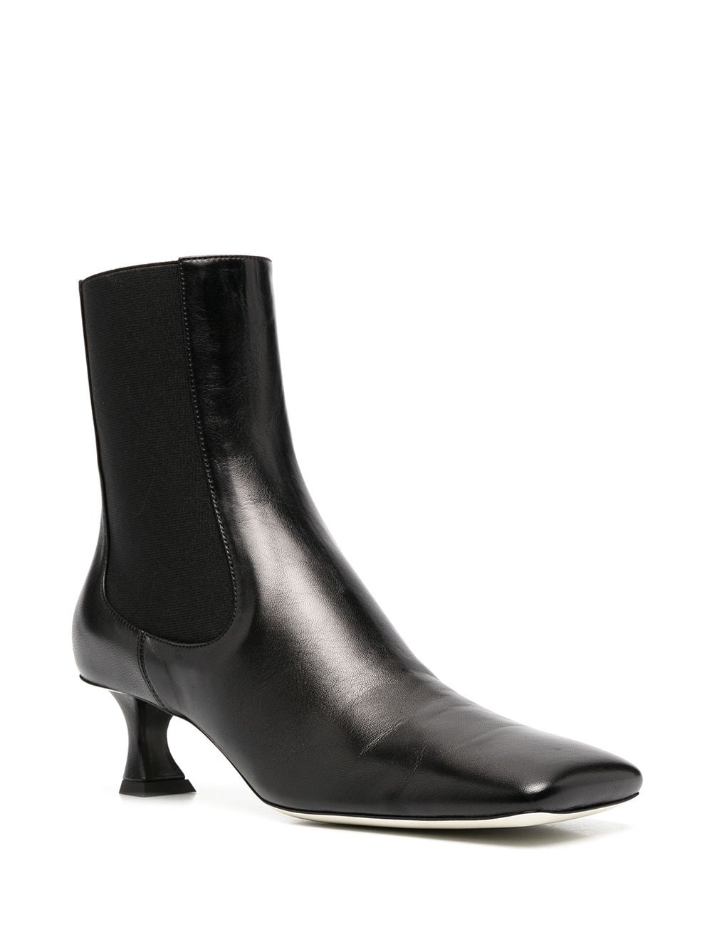 sculptural heel ankle boots - 2