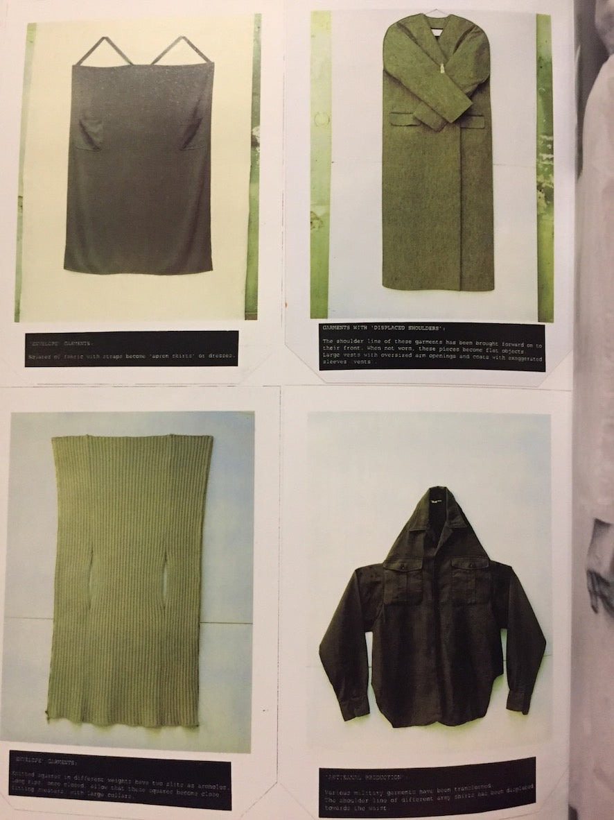 Maison Martin Margiela Fall 1998 'Flat' Collection Green Envelope Knit Jacket - 18
