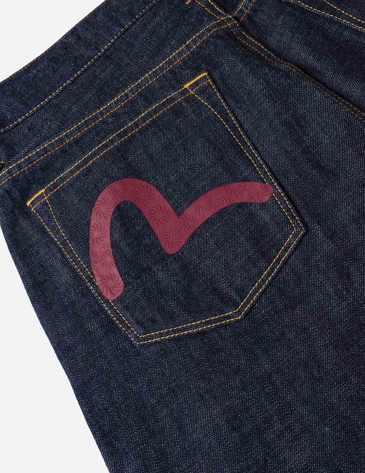 Seagull Print and Pockets Carrot Fit Jeans #2017 - 4
