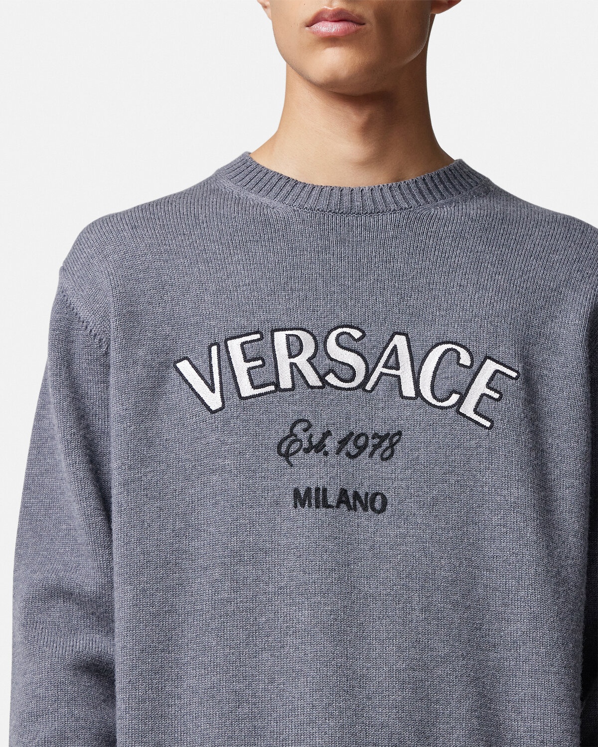 Versace Milano Stamp Sweater - 3