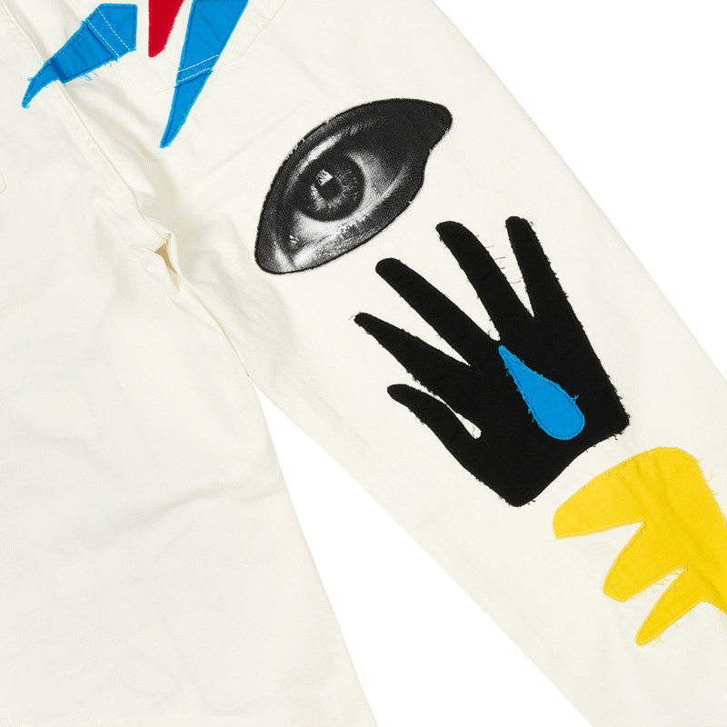 PALACE JCC+ P45 DENIM JEAN WHITE 4