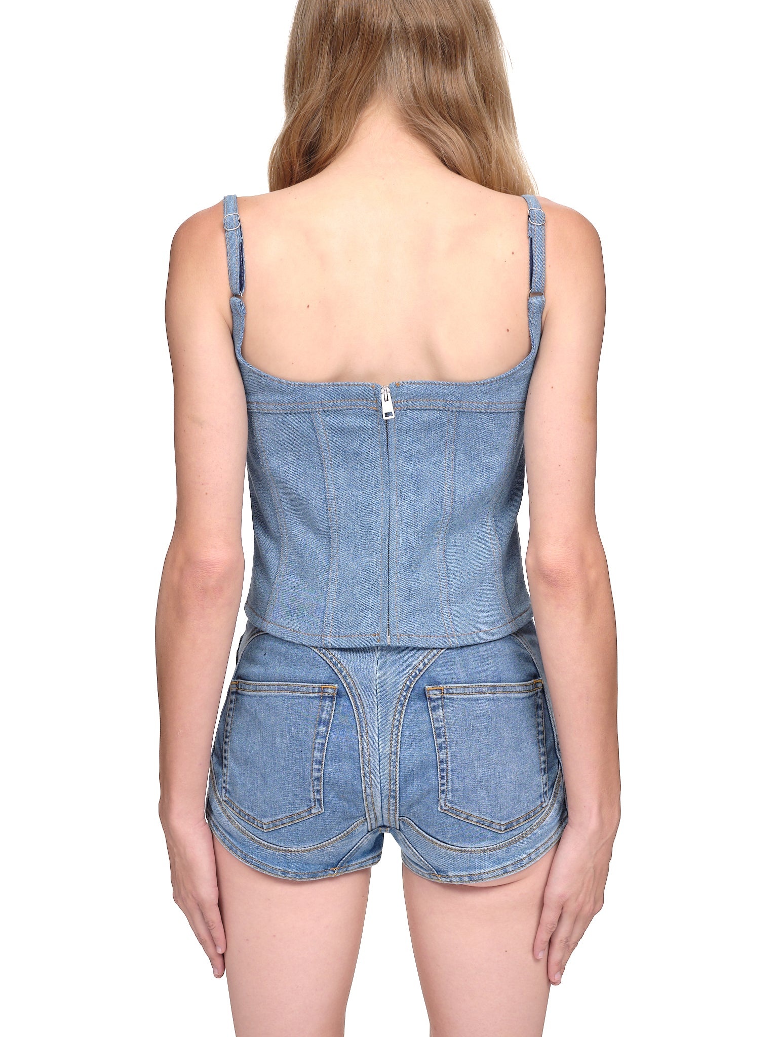 Illusion Denim Corset - 3