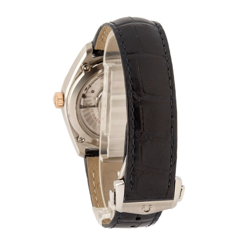 Omega Constellation Globemaster 39MM Steel & Sedna Gold Blue Dial - 3