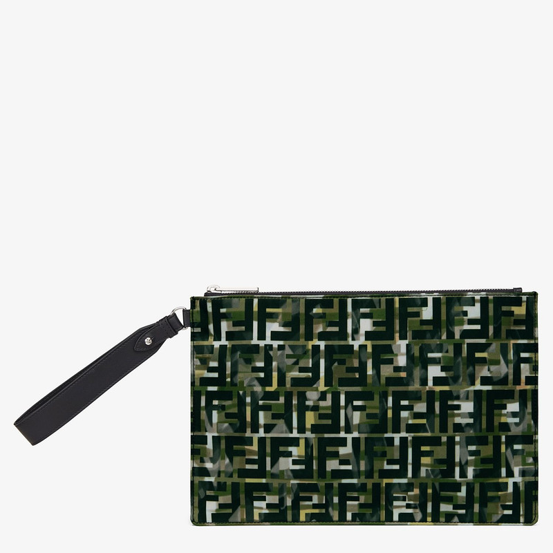 Multicolor nylon pochette 1