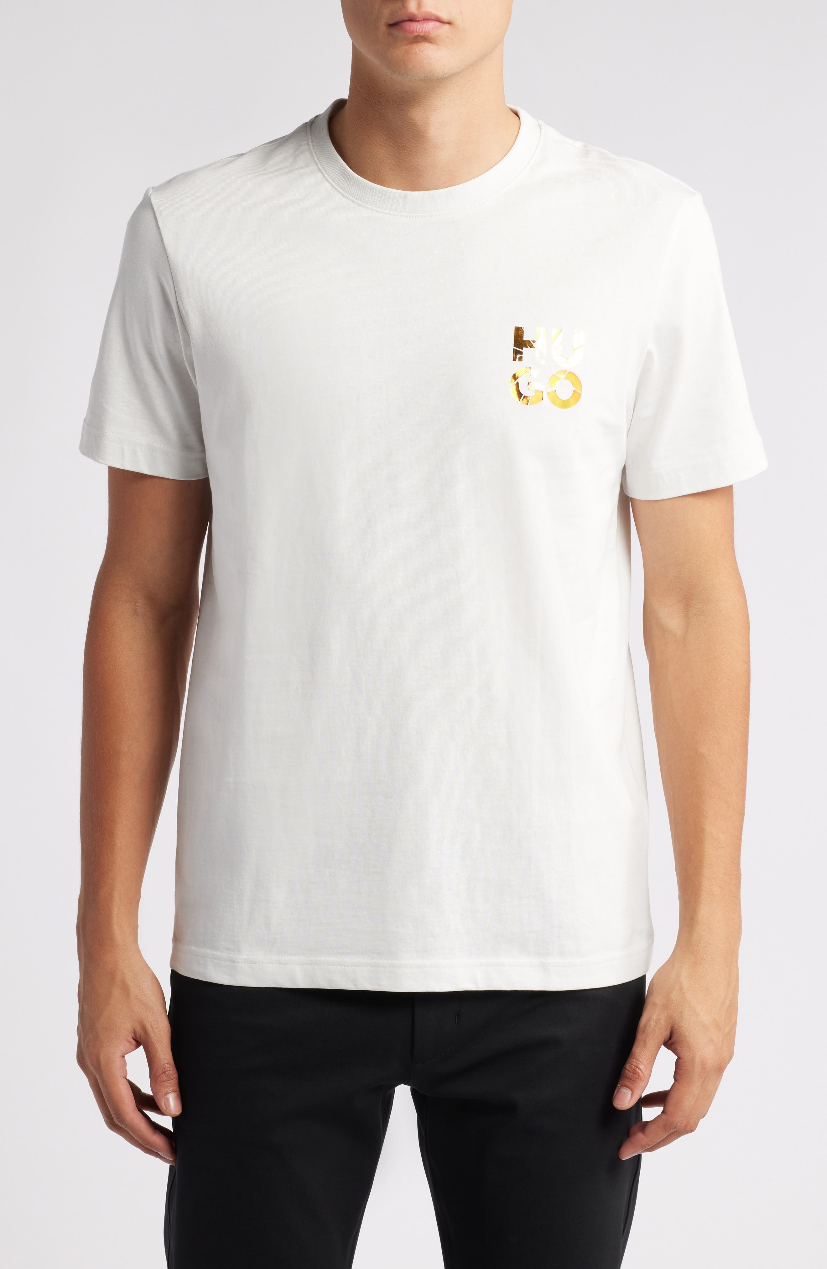 HUGO Diridumti Graphic T-Shirt in Natural at Nordstrom - 1