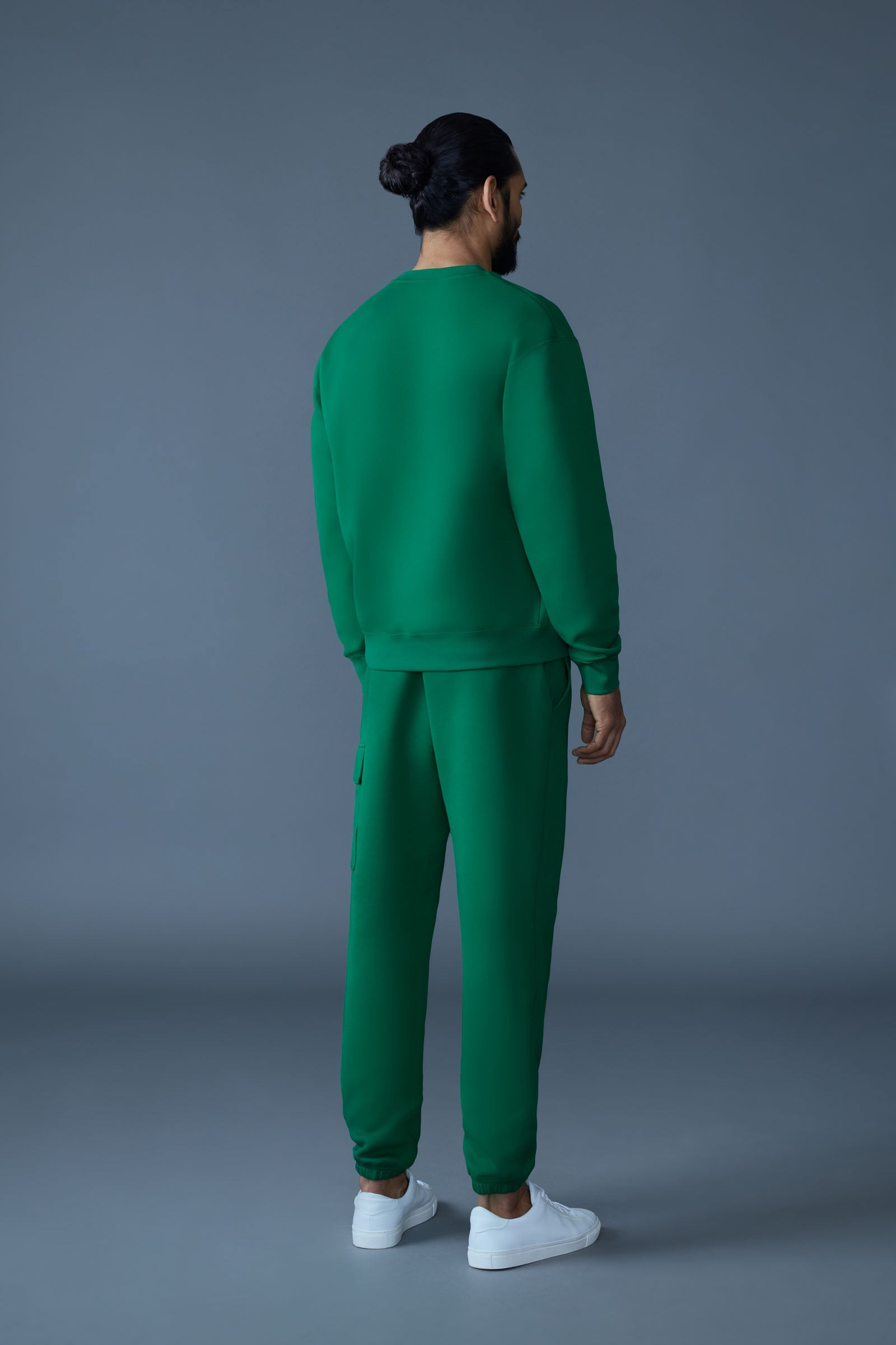 MARVIN-R Double face jersey cargo sweatpants - 4