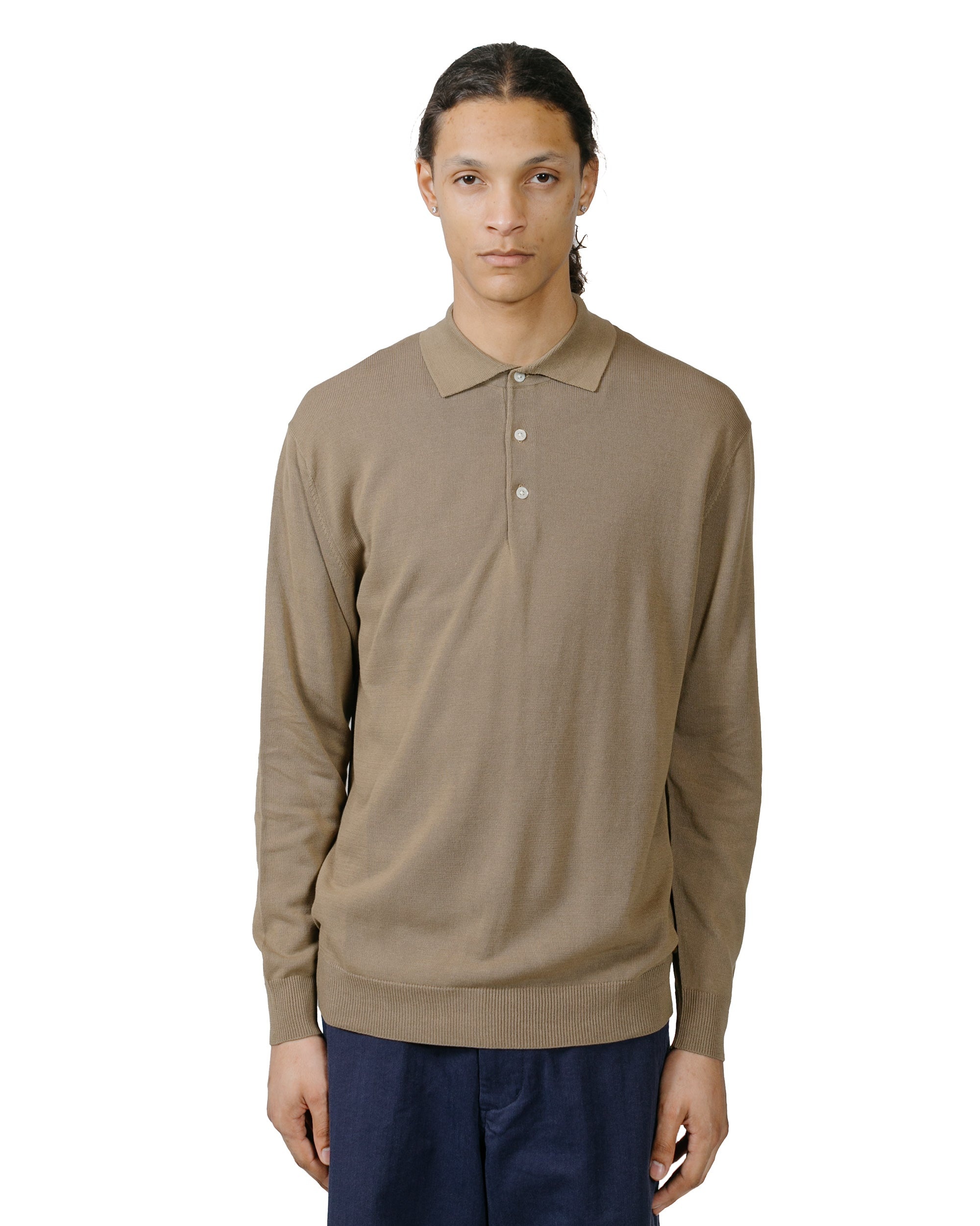 Knit Polo 12G Mocha - 2