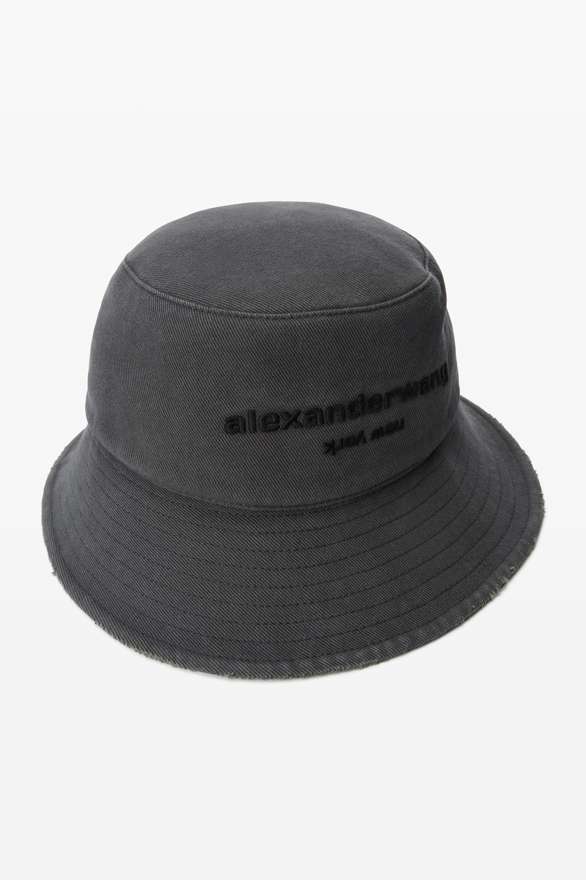 Distressed Logo Bucket Hat - 3