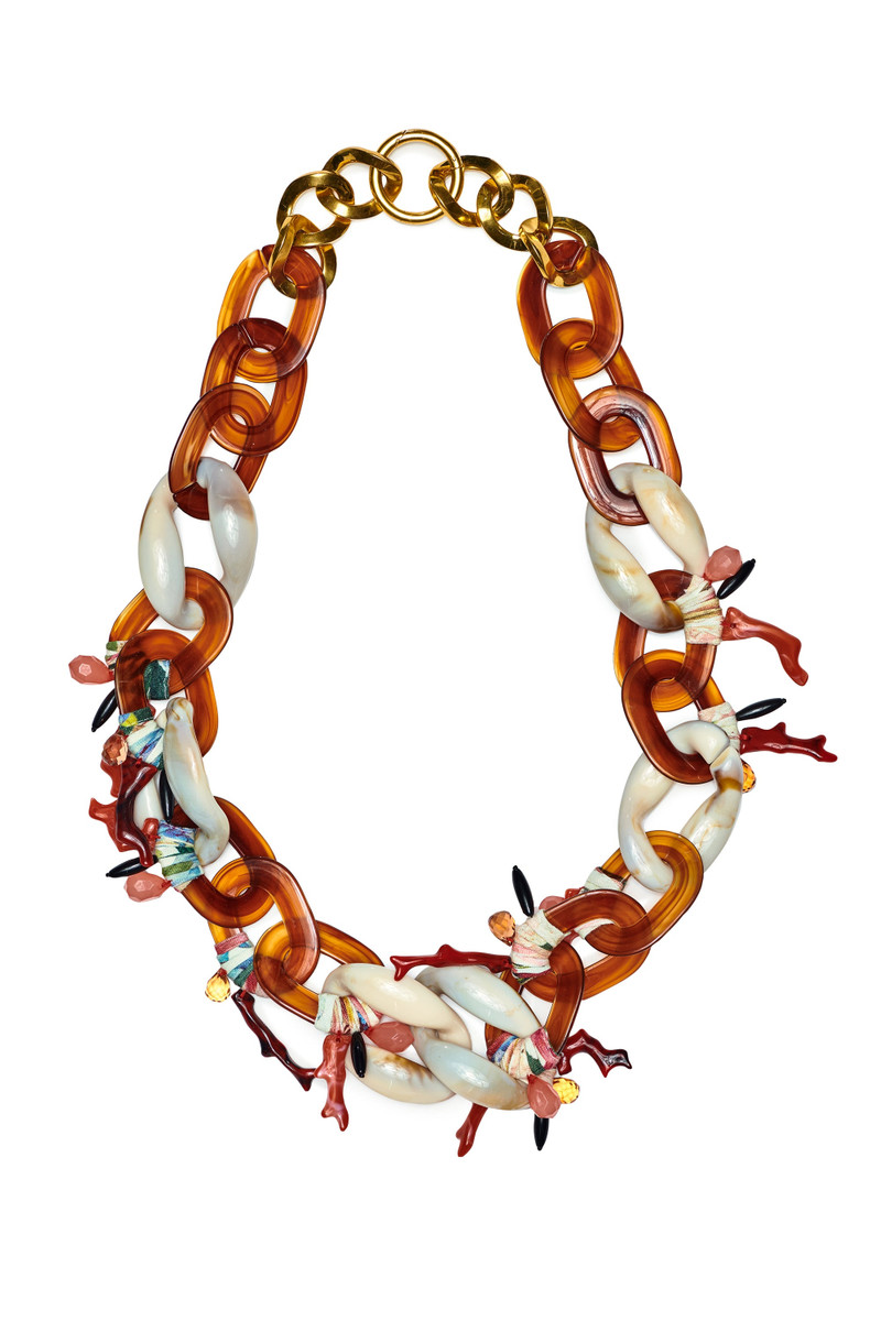 Marilyn Necklace - Bone Multi 1