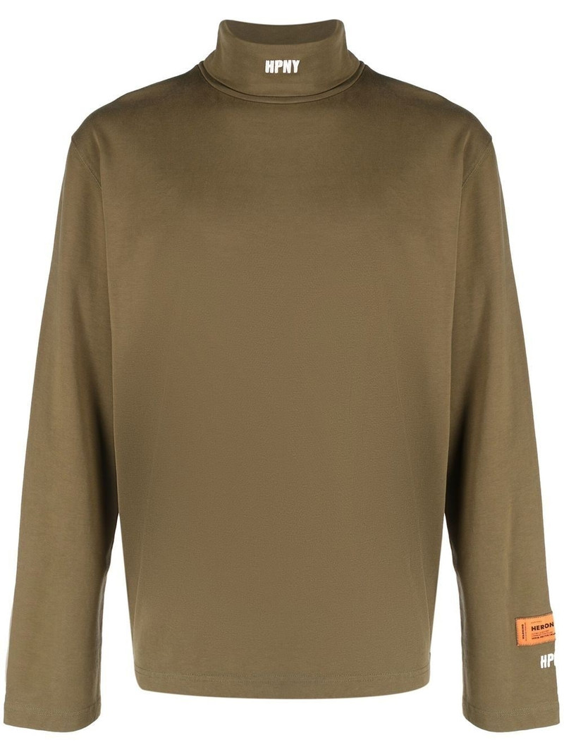 logo-print long-sleeve top 1