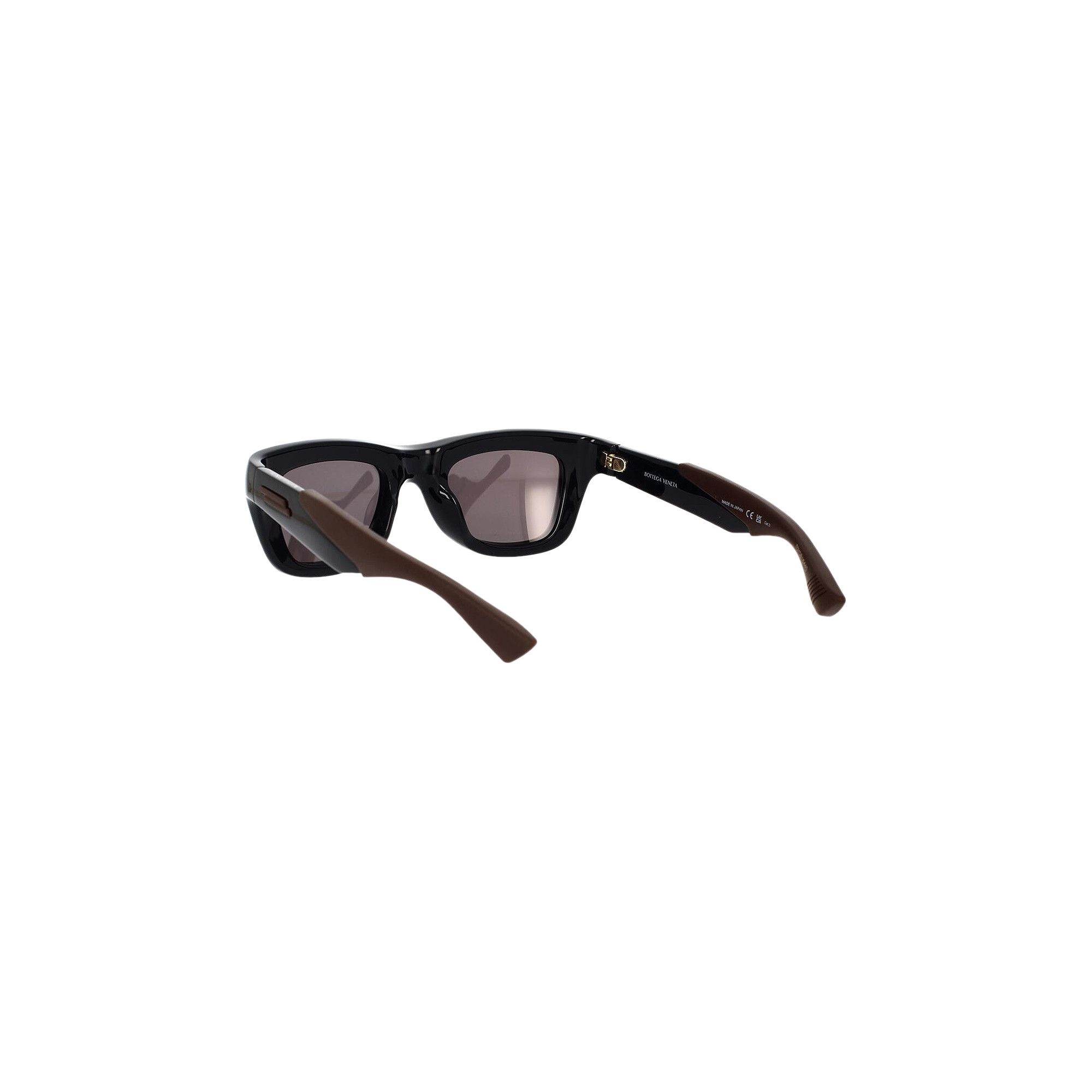 Bottega Veneta Square Sunglasses 'Black/Grey' - 2