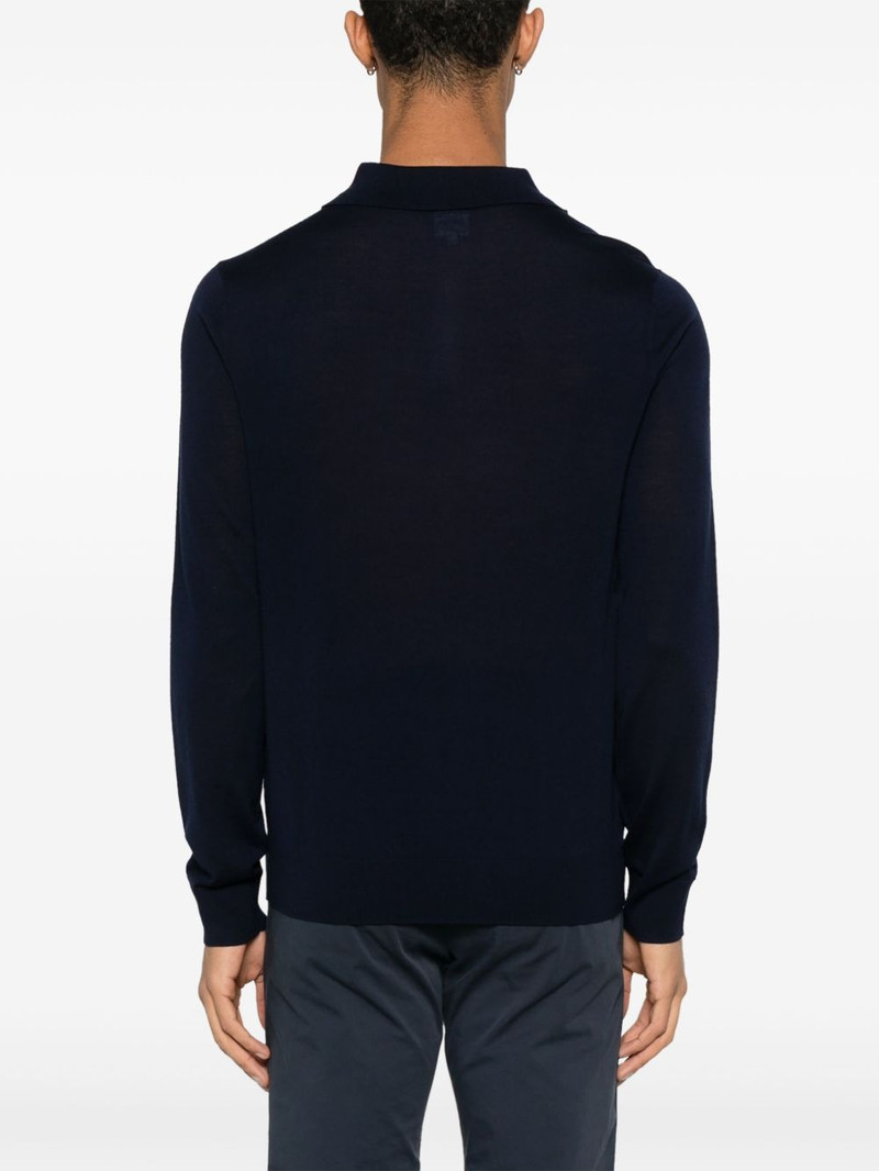 merino-wool longsleeved 폴로 셔츠 3