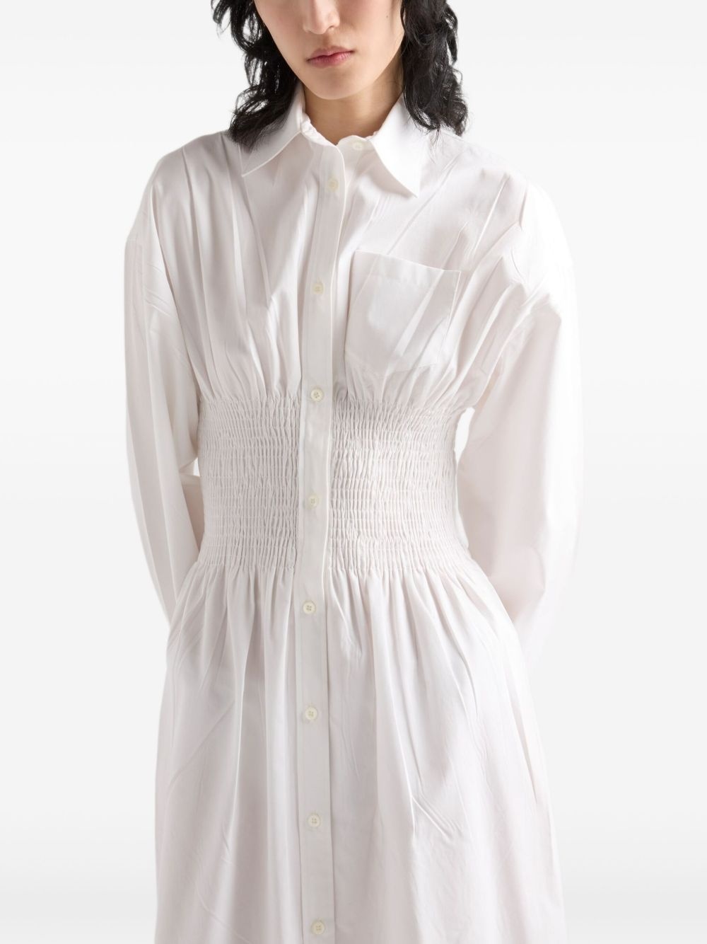 cotton-canvas dress - 4