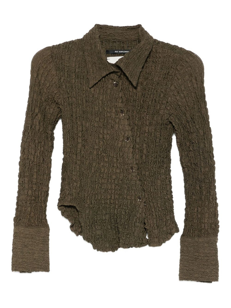 distressed-effect shirt 1