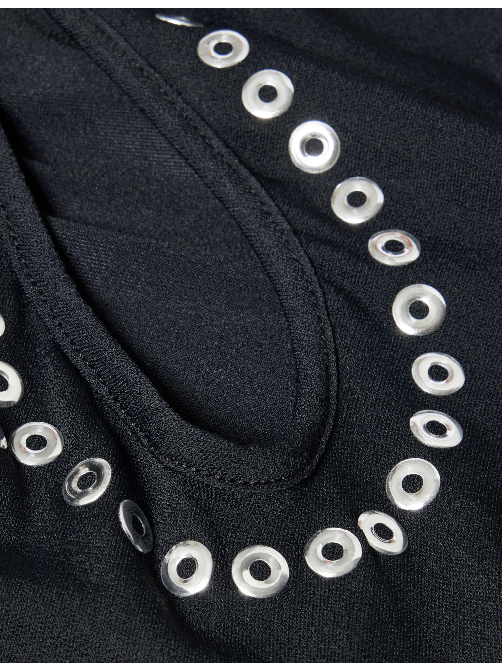 Embellishmed Cut-Out Stretch-Woven Maxi Gown - 6