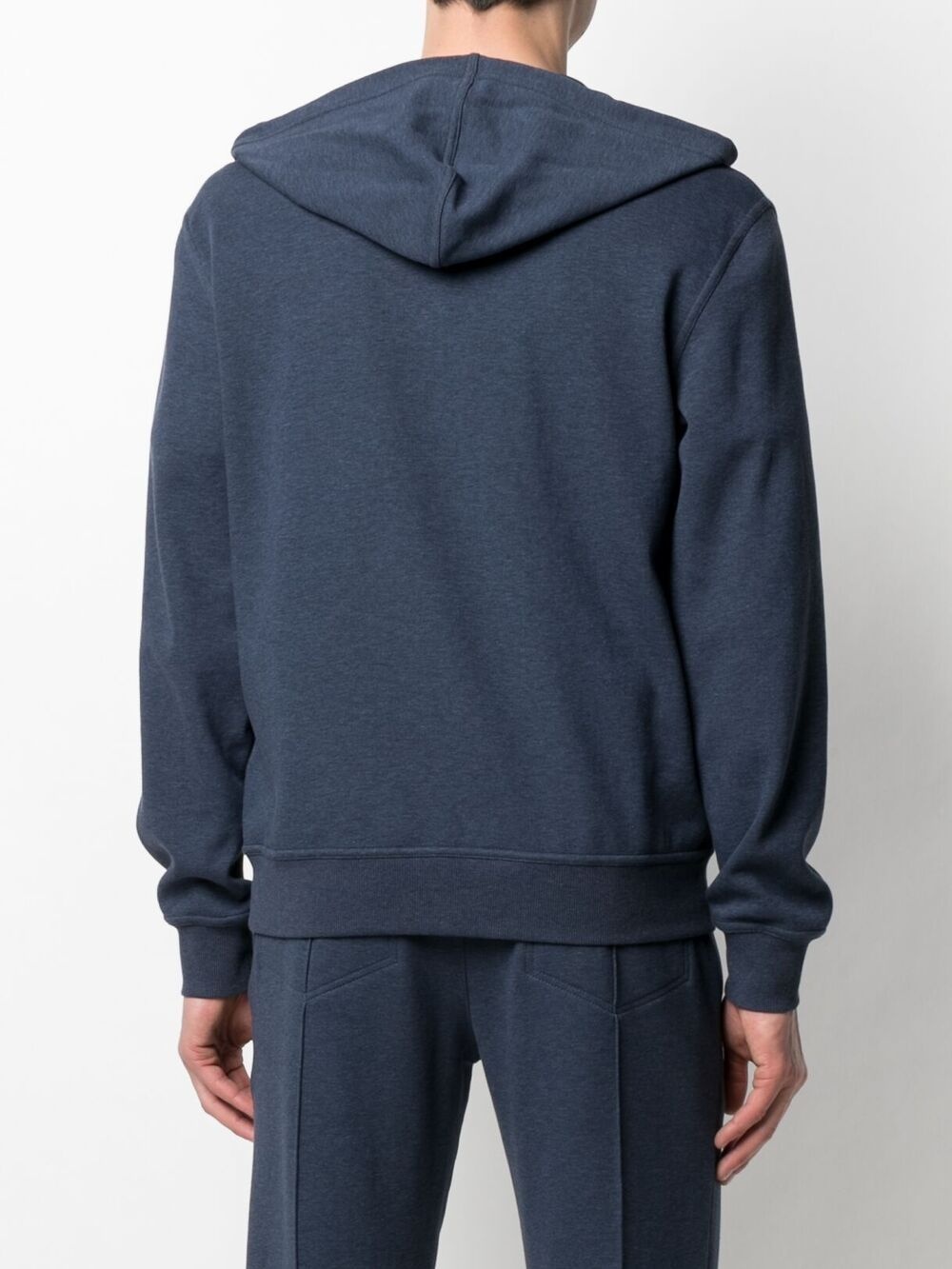 zip-up hooded sweatshirt - 4