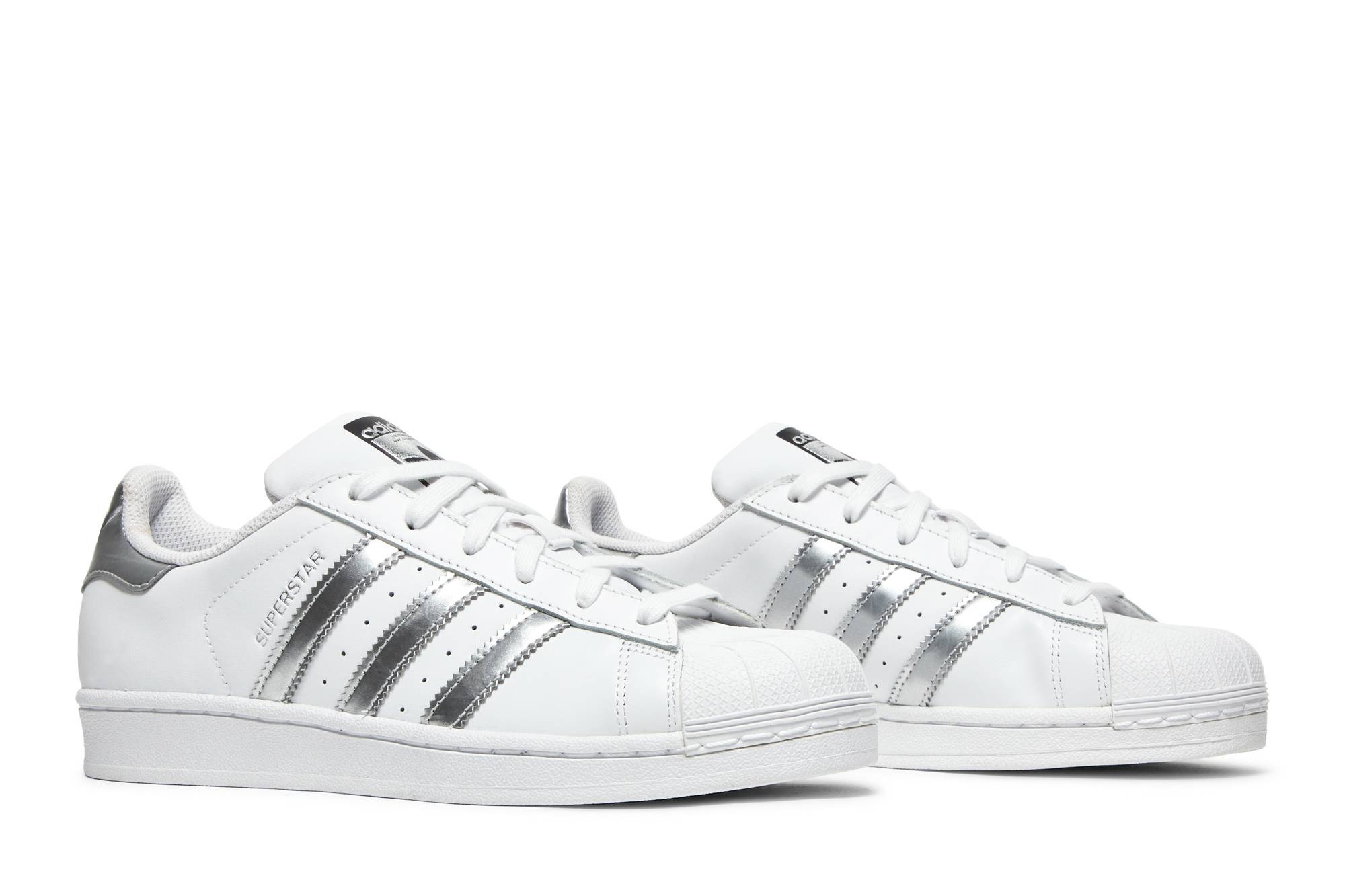 Wmns Superstar 'White Silver Metallic' - 8