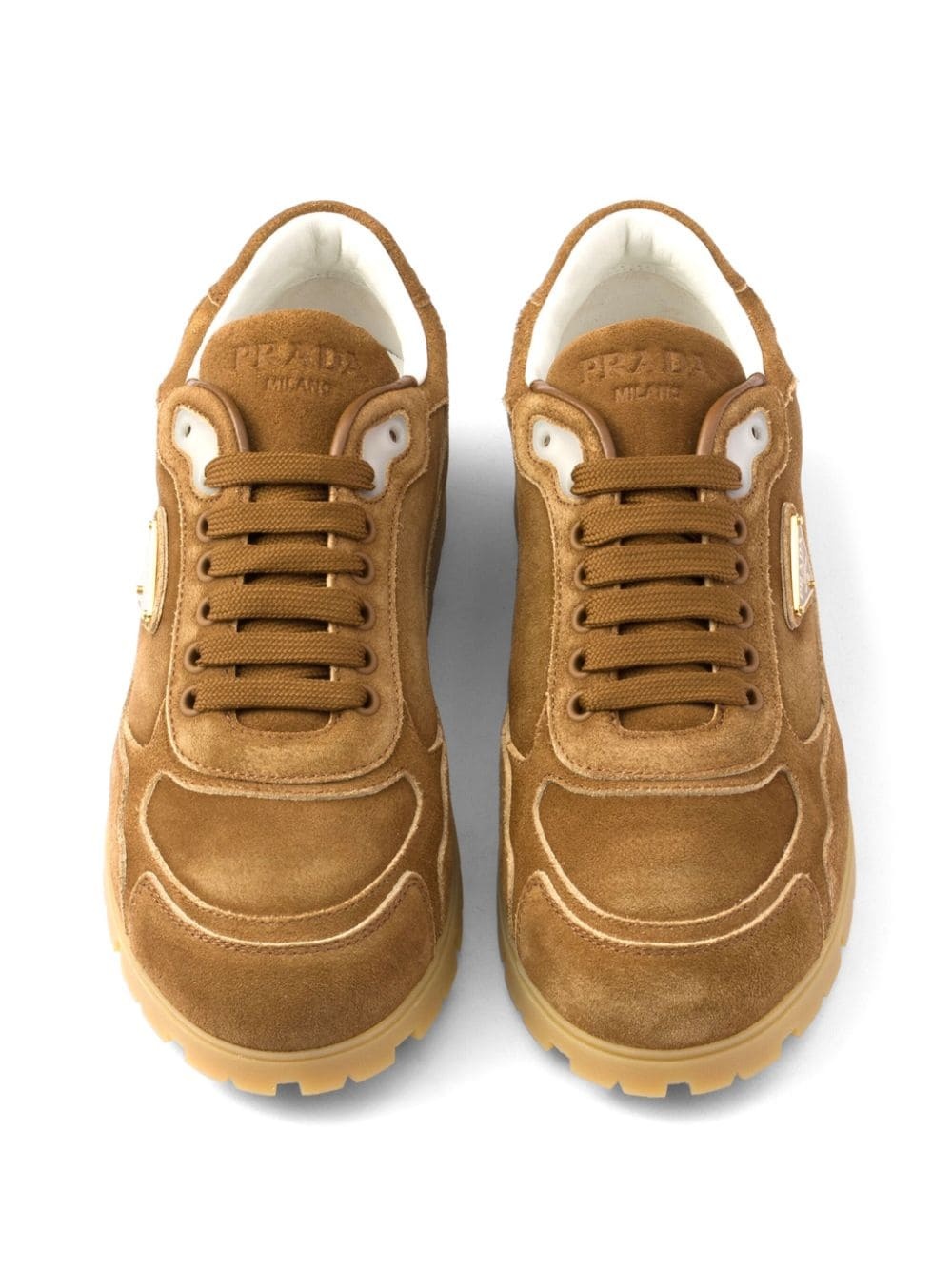 Faded suede sneakers - 4