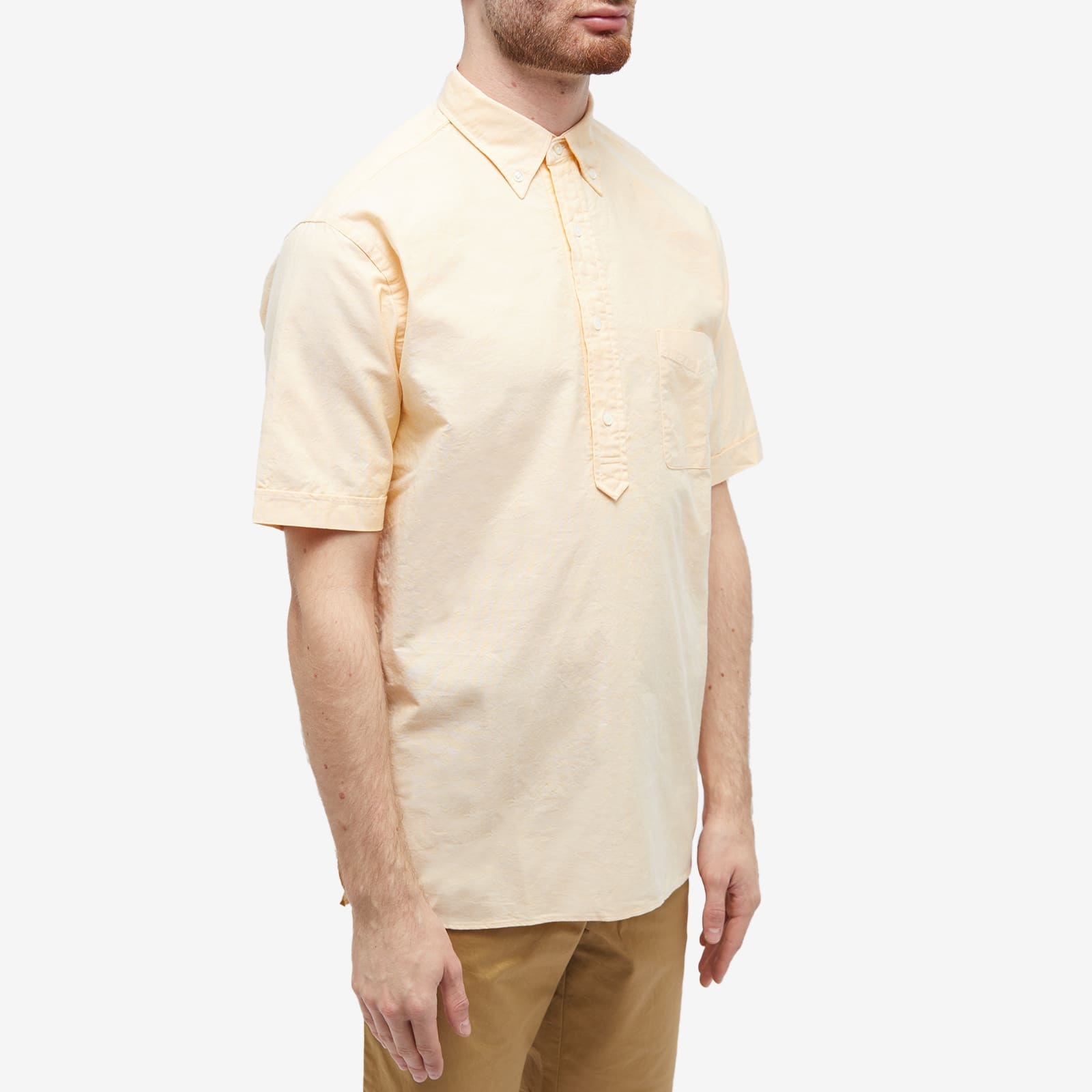 Beams Plus BD Popover Short Sleeve Oxford Shirt - 2