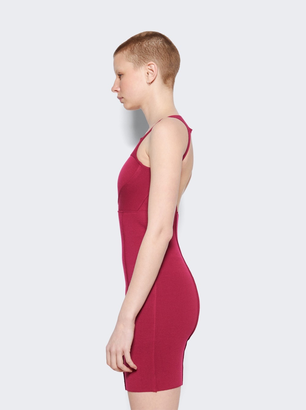 Sling Mini Dress Fuchsia - 4