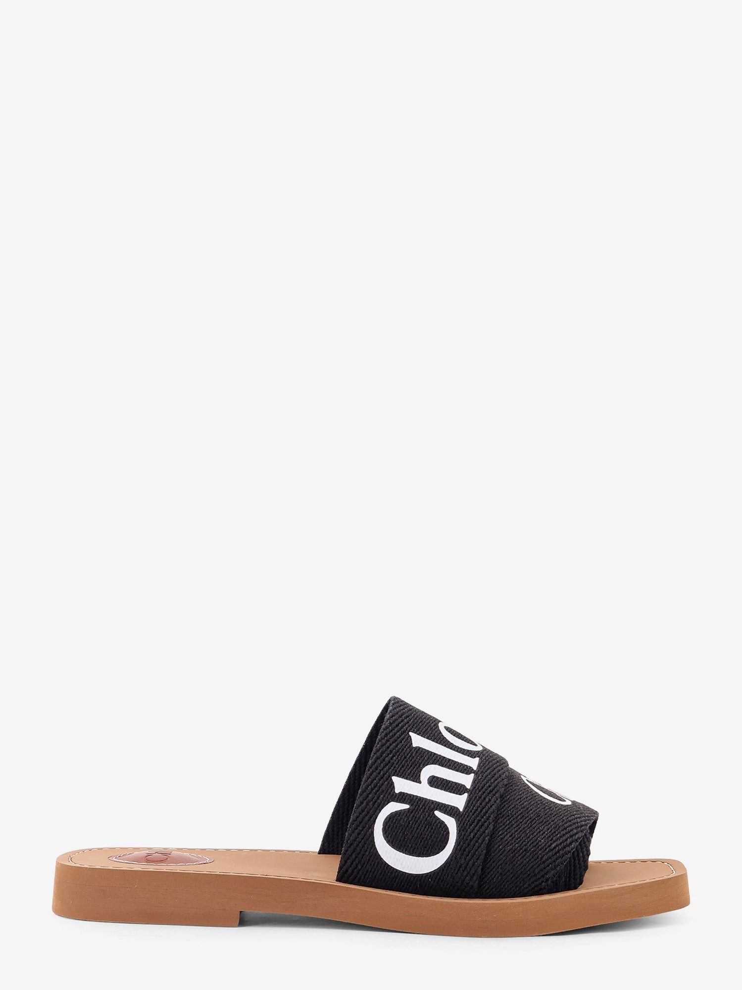 CHLOE' - Chloe' Woody Linen Flat Sandals - 1
