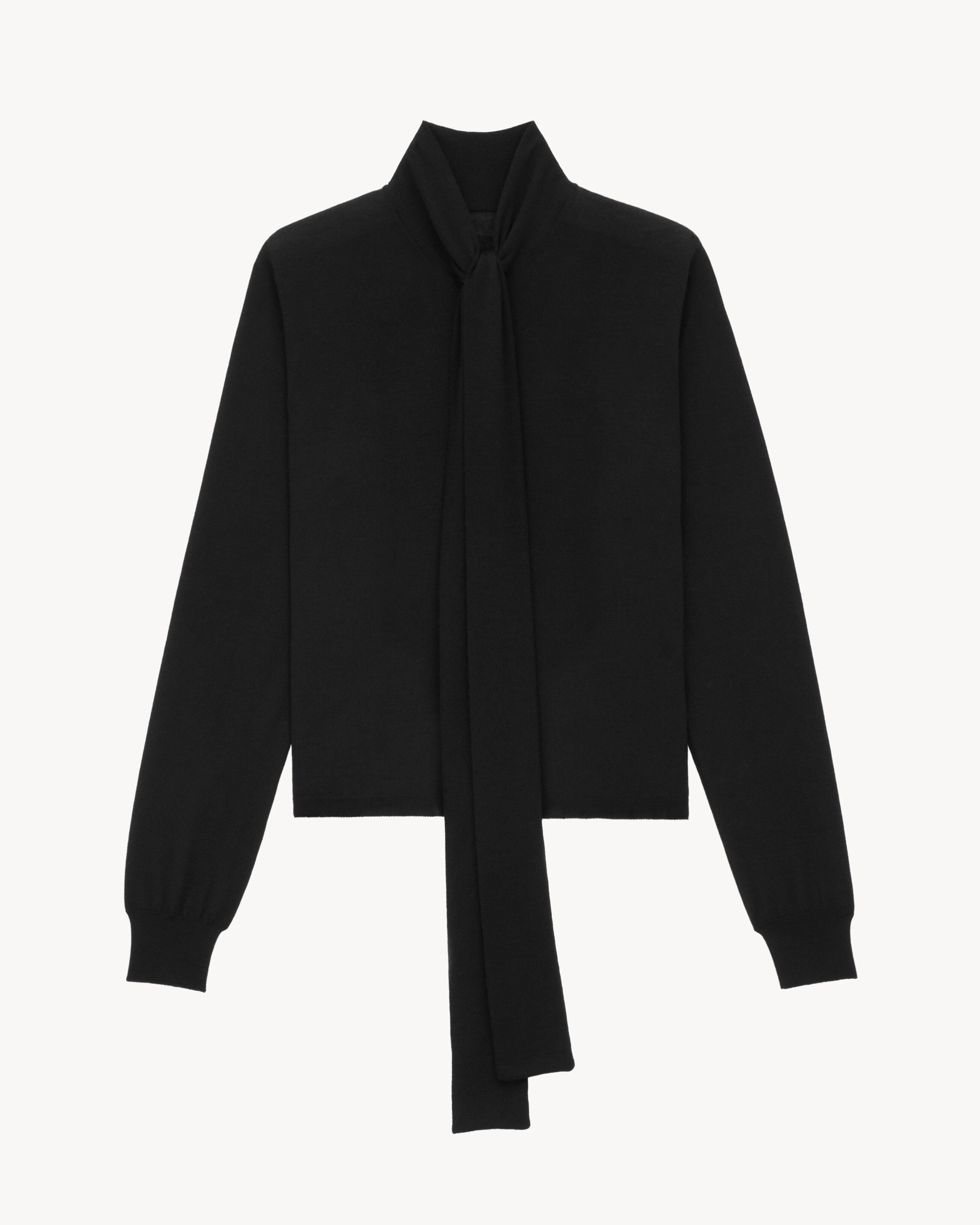 LAVALLIÈRE CARDIGAN IN CASHMERE, WOOL, AND SILK - 2