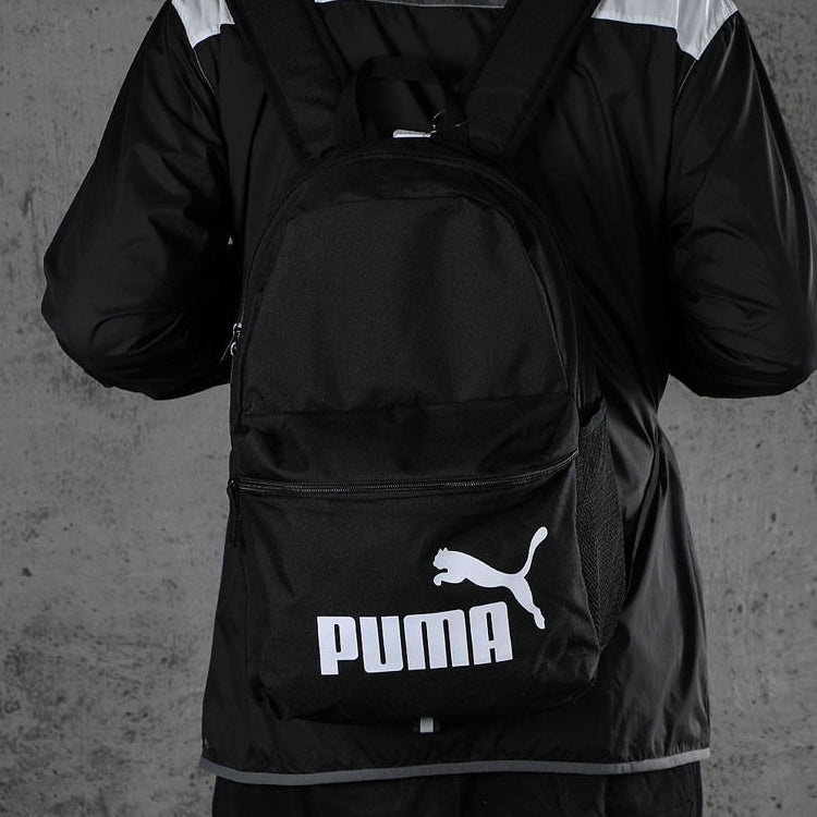 PUMA Phase Backpack 'Black White' 075487-01 - 3
