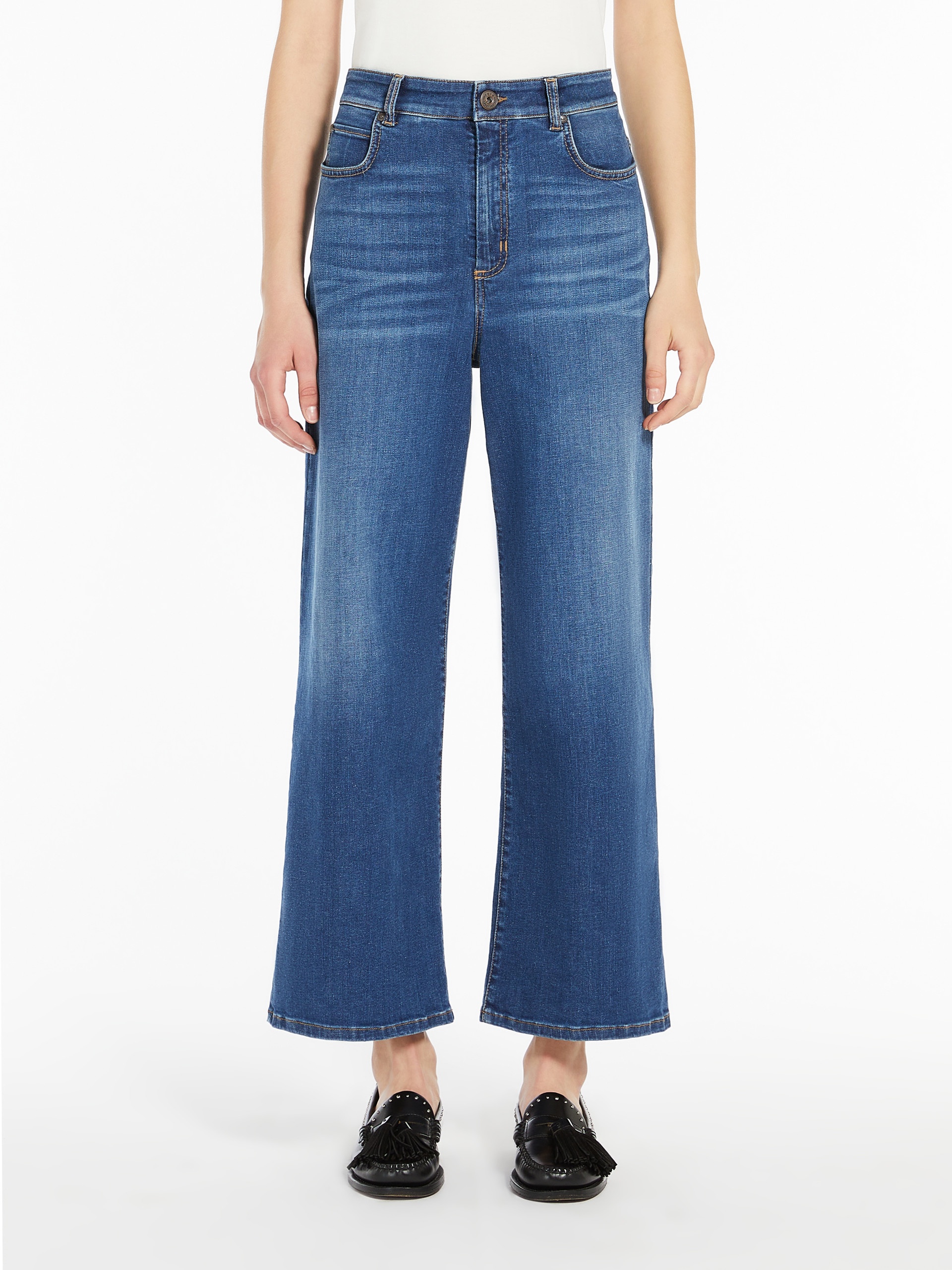 JAMES Flared cotton denim jeans - 3