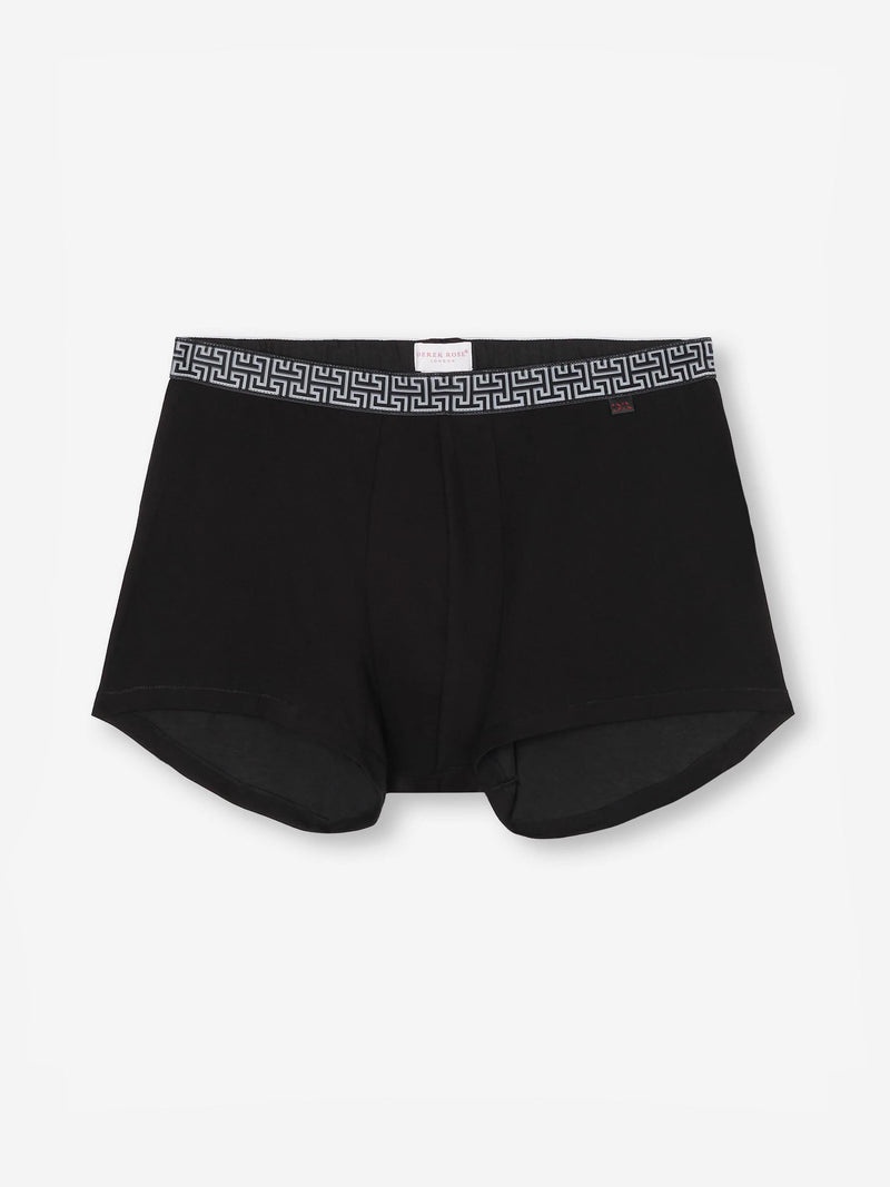 Men's Boxer Briefs Band 63 Pima Cotton Stretch Black - 2