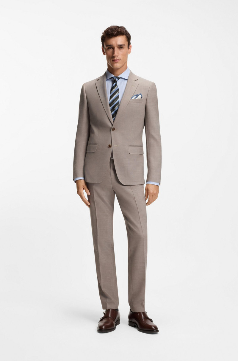 BOSS DOUBLE-STRAP MONK SHOES IN LEATHER outlook