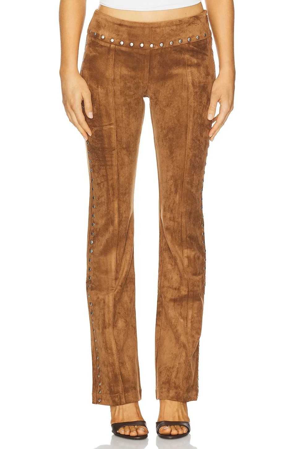 x REVOLVE Regency Suede Pants - 1
