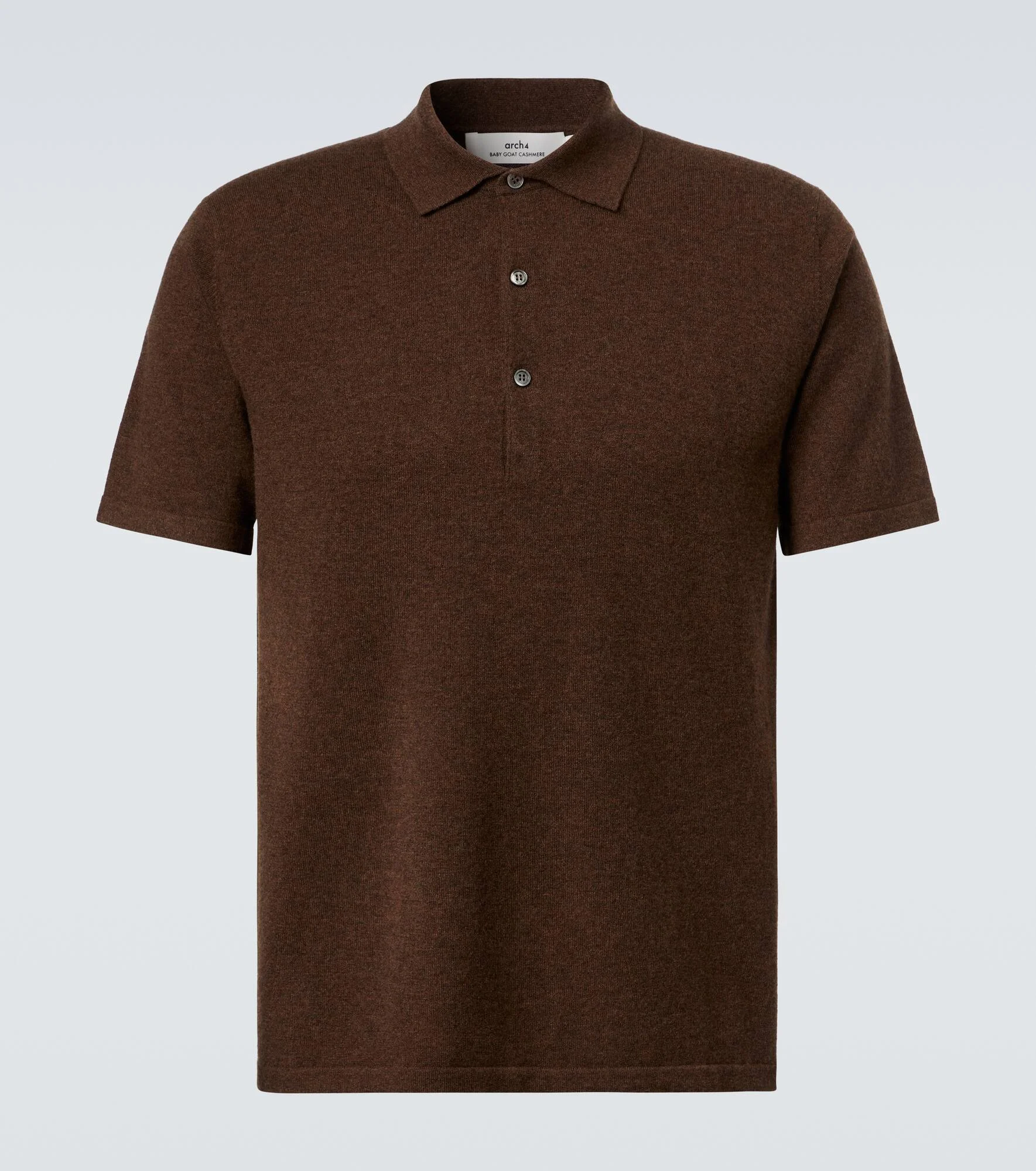 Cashmere polo shirt - 1