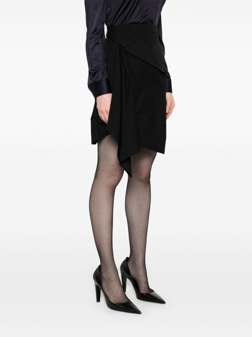 asymmetric wrap-skirt - 3