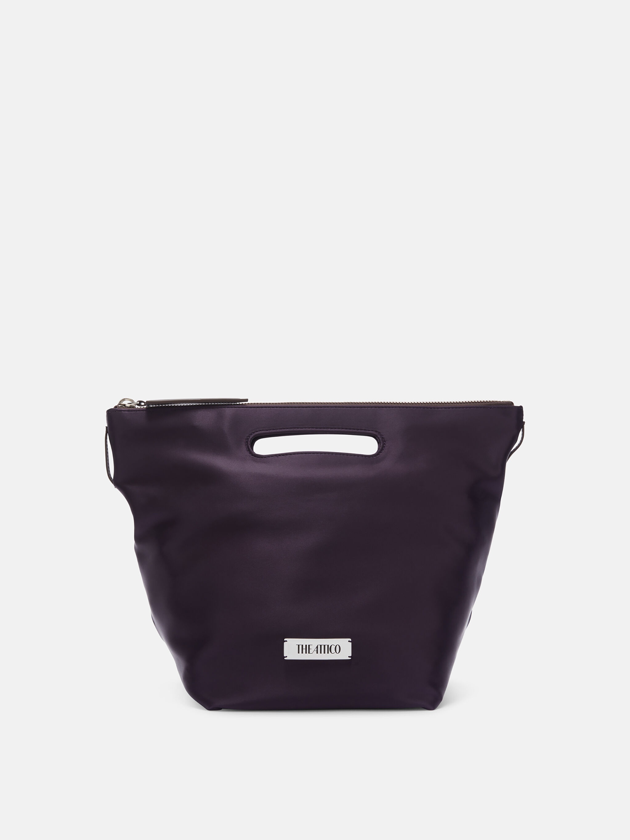 ''VIA DEI GIARDINI 30'' DARK BROWN TOTE BAG - 1