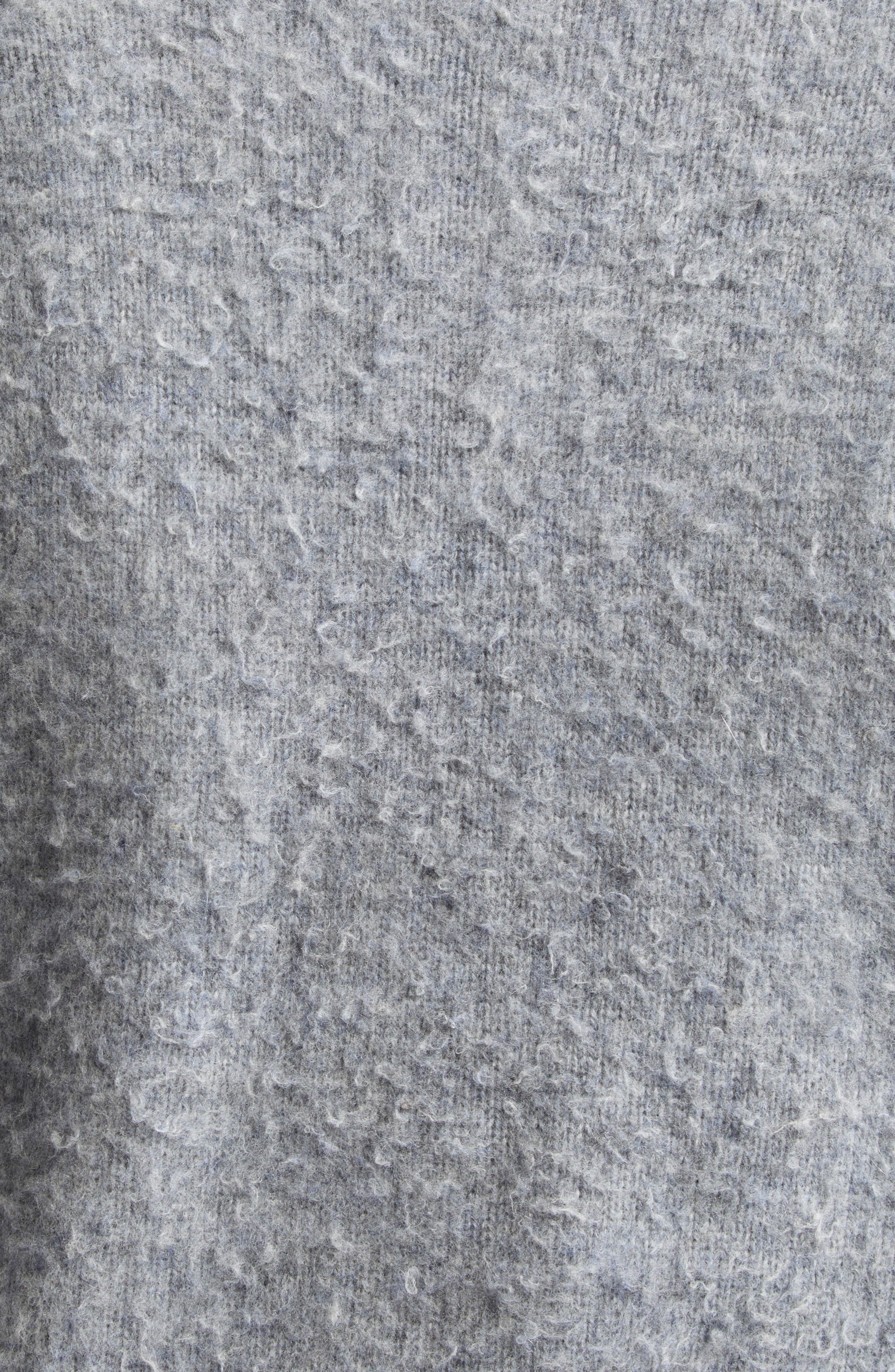 R13 Split Hem Wool & Cashmere Cardigan in Light Heather Grey at Nordstrom - 7