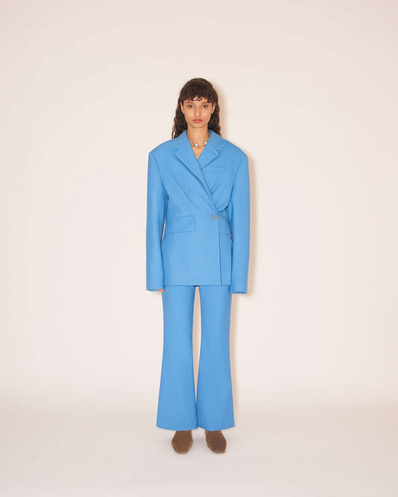 DANNI - Asymmetric blazer - Electric blue 3
