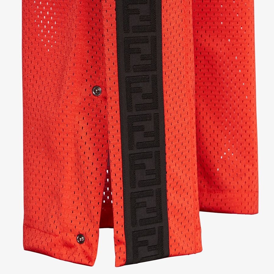 Red tech mesh pants - 3