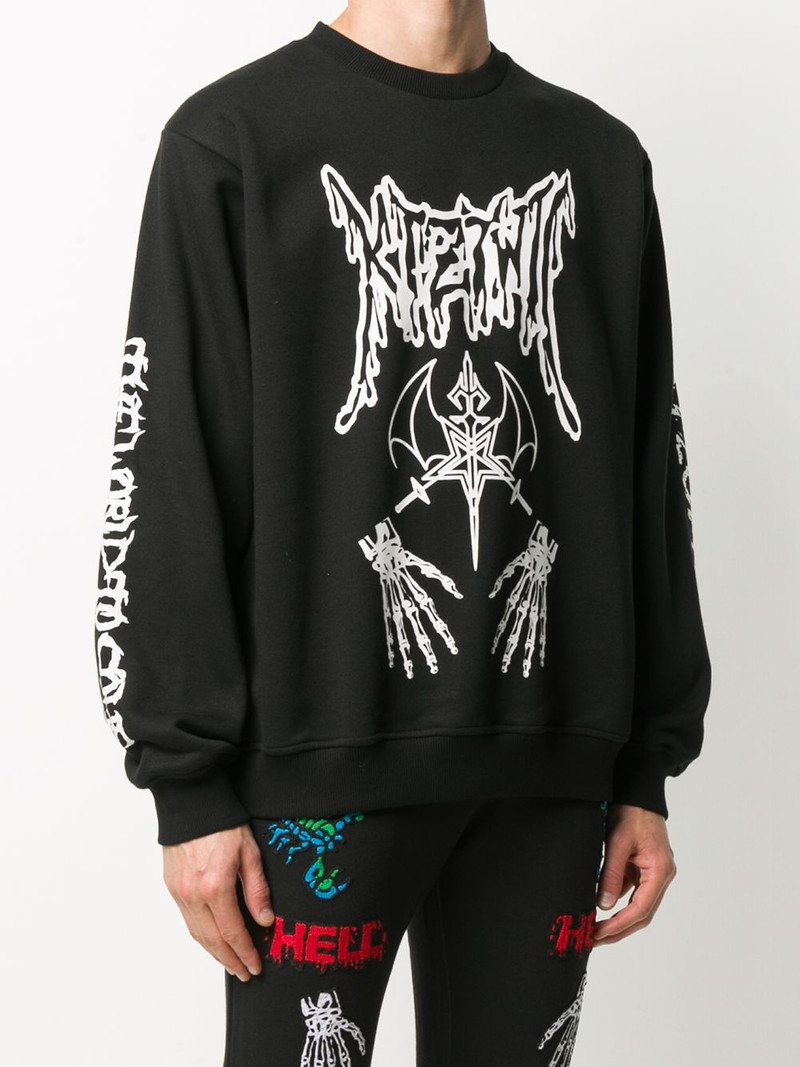 Dead Metal crew neck sweatshirt 4