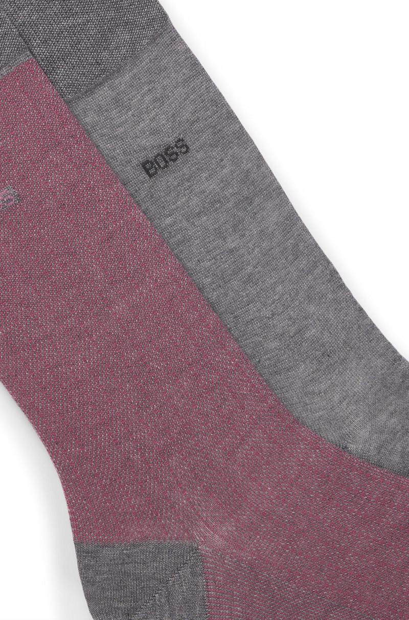 BOSS TWO-PACK OF SOCKS IN MERCERIZED COTTON outlook