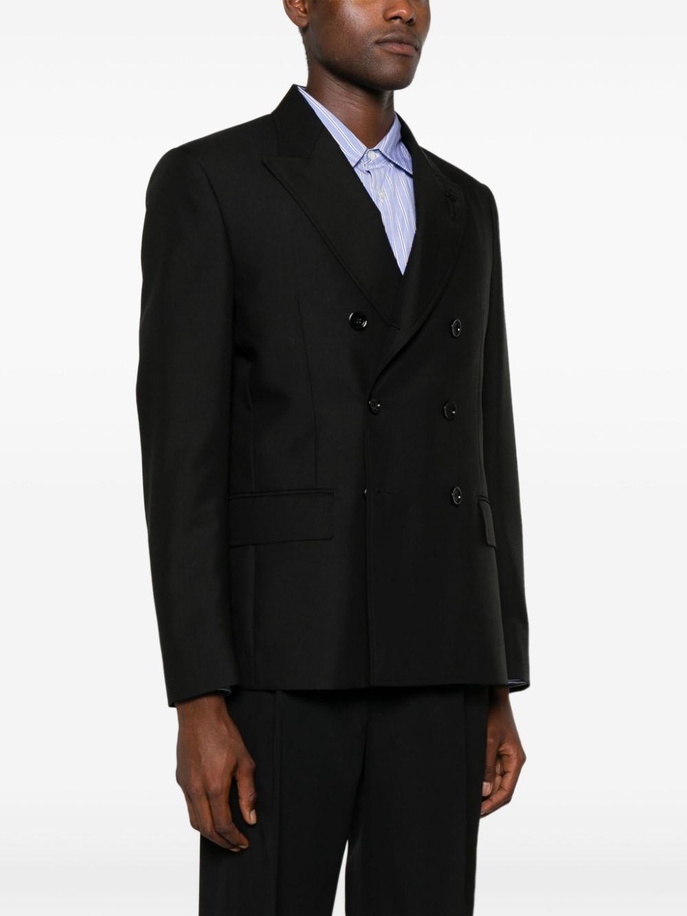 double-breasted blazer - 3