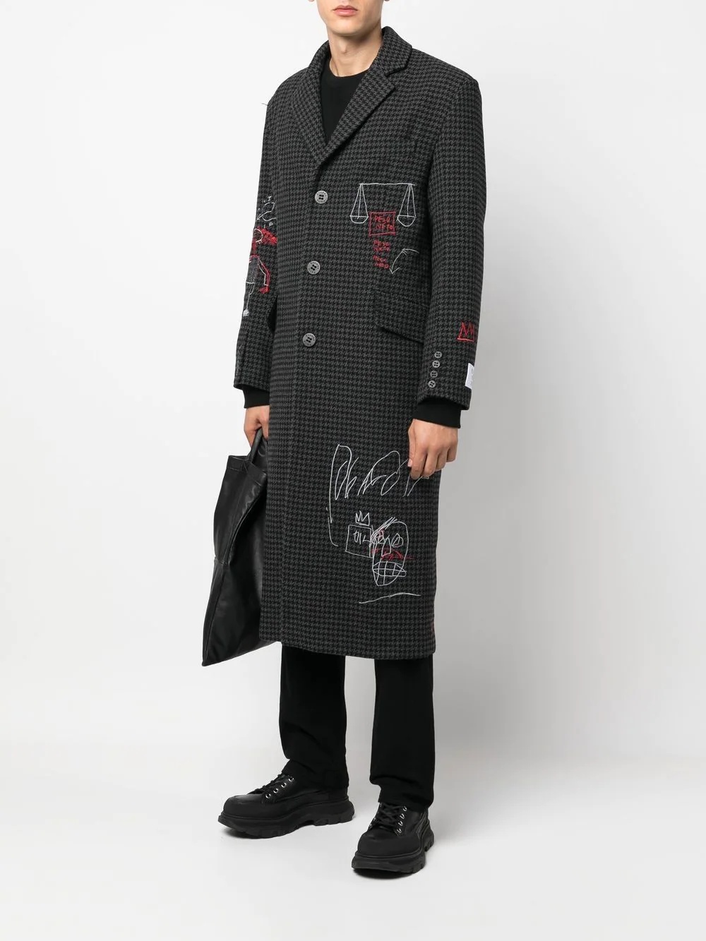 Jack Johnson houndstooth coat - 2