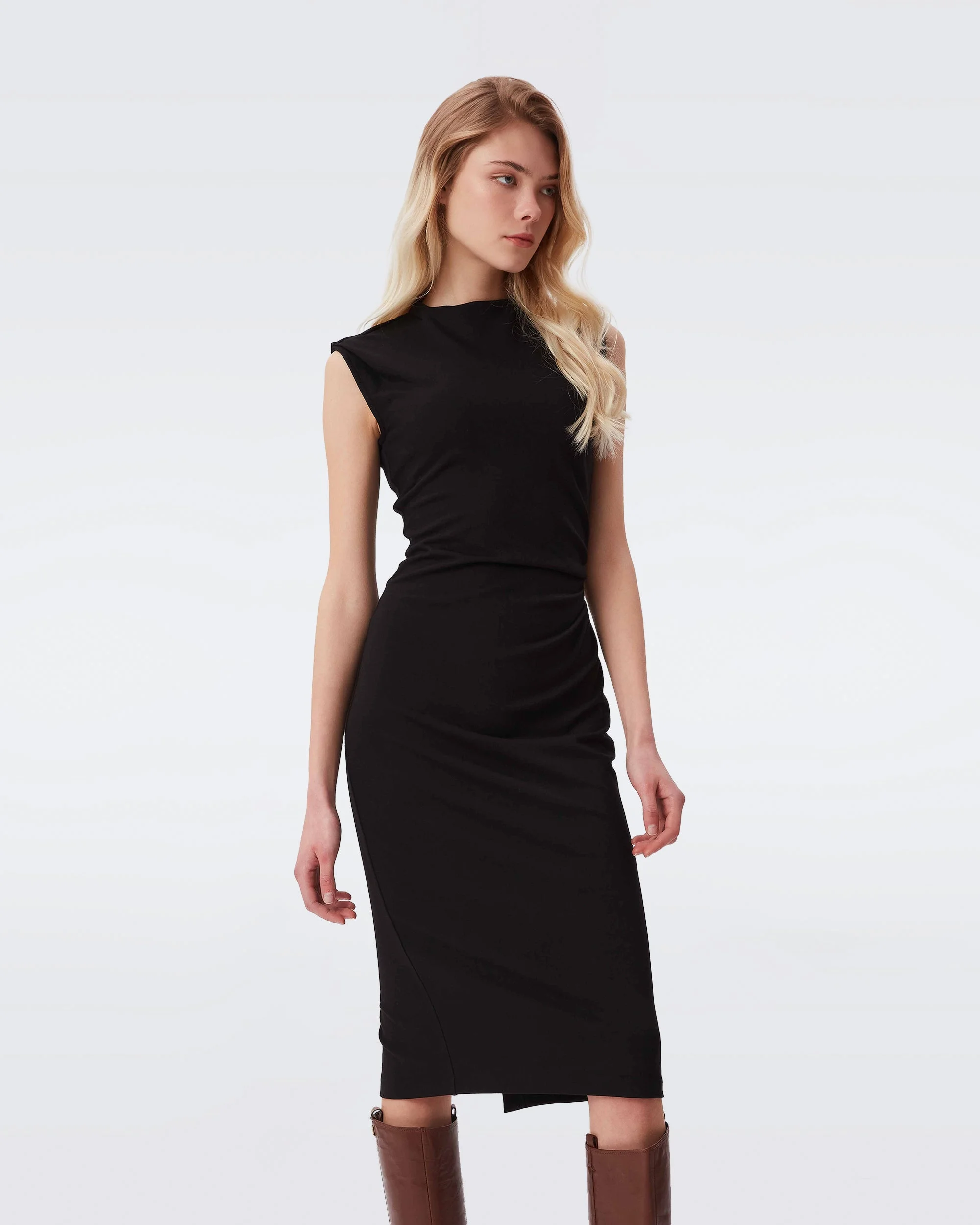 Darrius Sleeveless Jersey Dress - 1