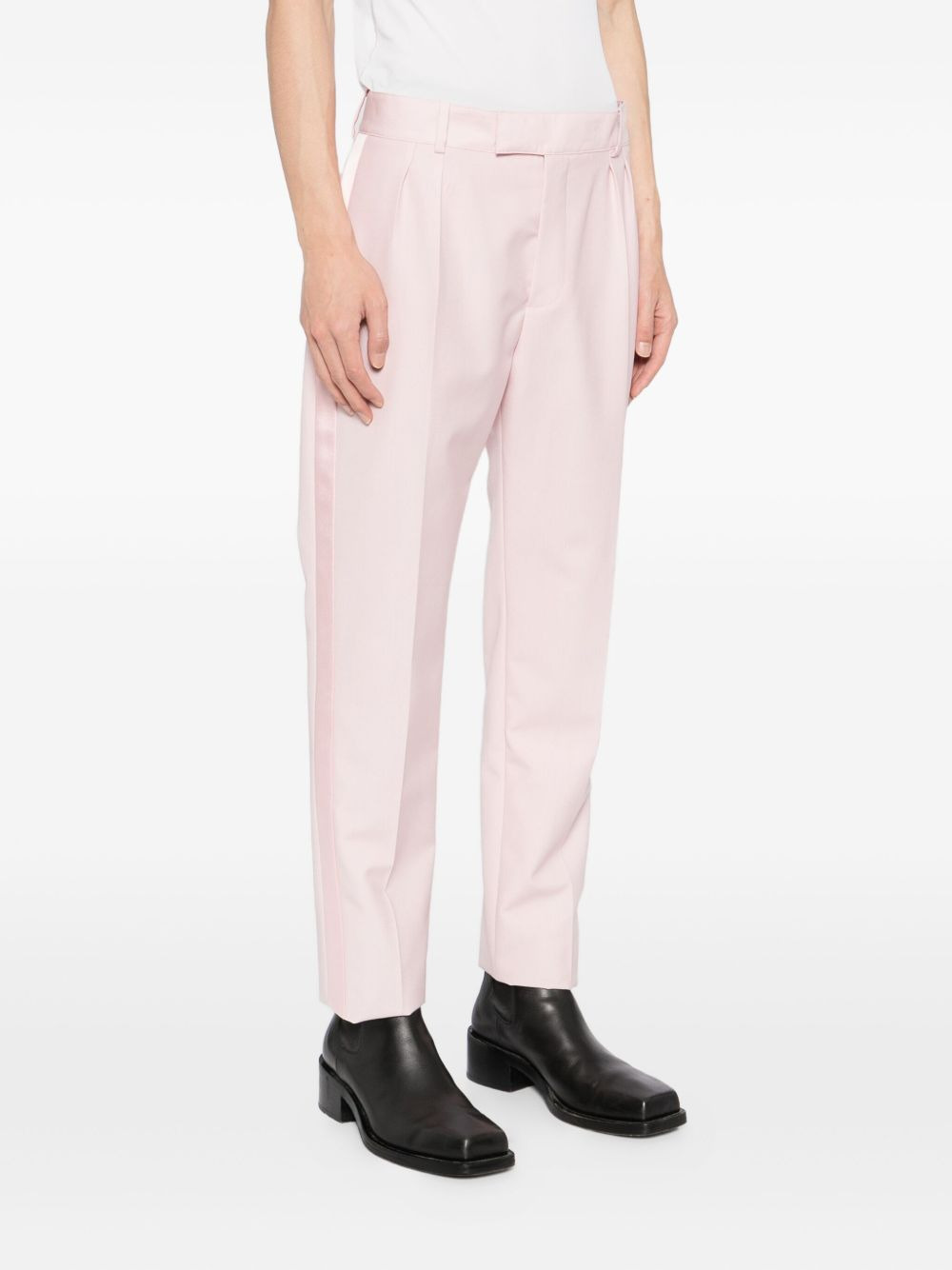 PLEATED-DETAIL TROUSERS - 3