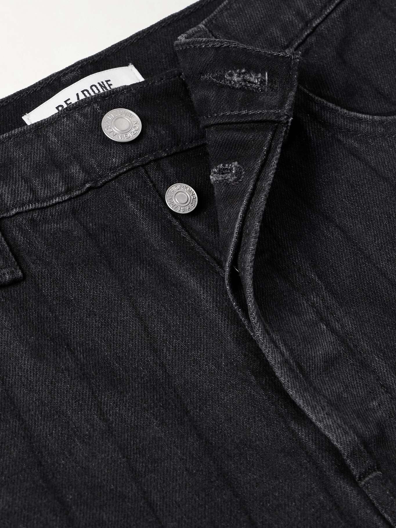 The Riding Jean striped high-rise flared jeans Black - 5