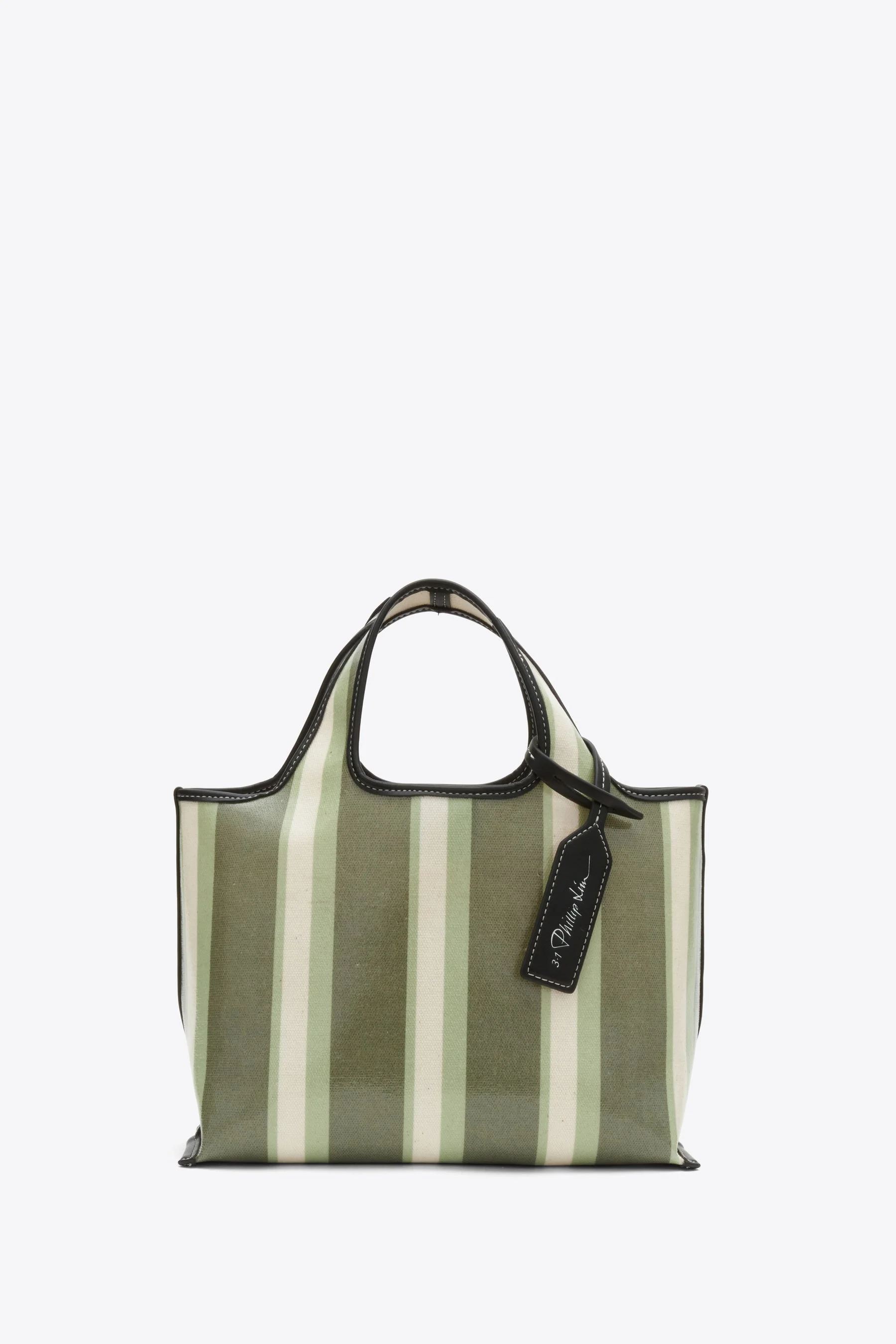Dual Stripe Mini Market Tote - 1
