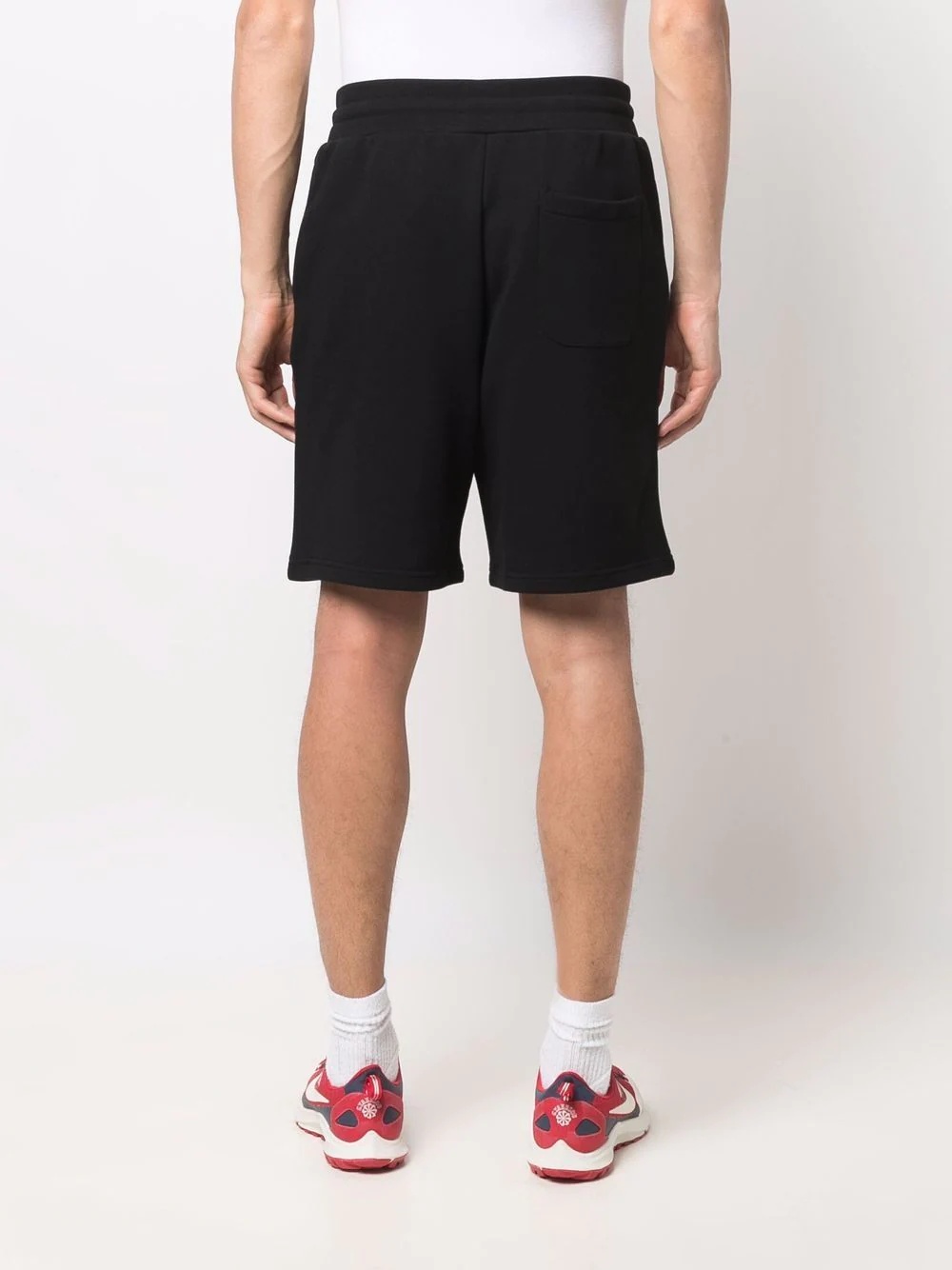 logo organic cotton shorts - 4